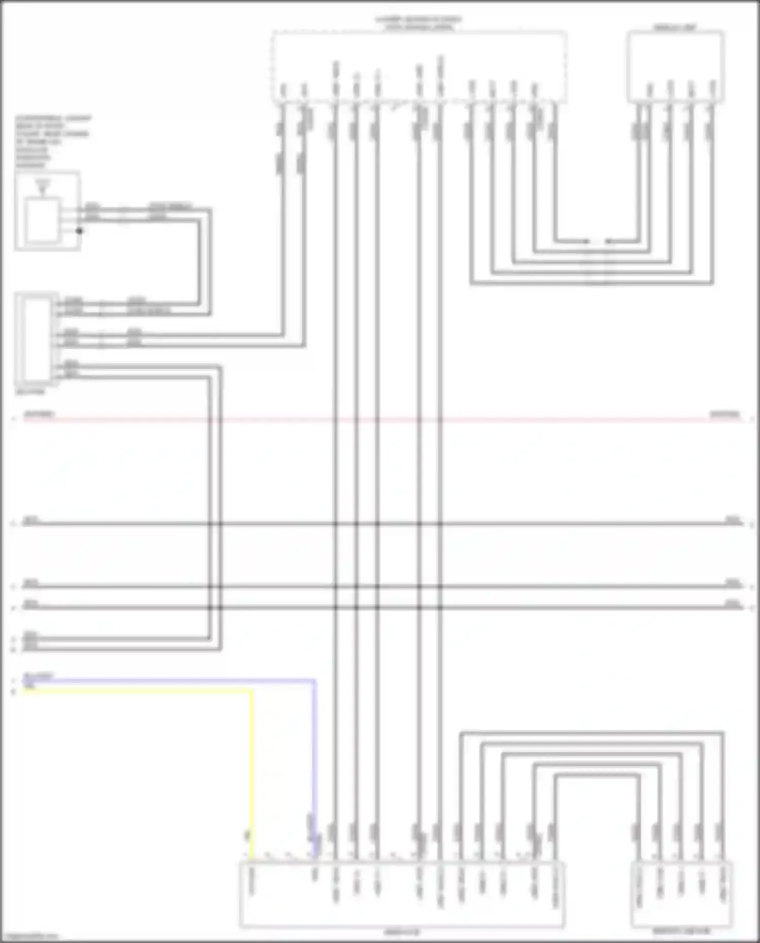 Mustang Ford VII (2022-2024): Navigation circuit, 6 speakers (4 of 5)