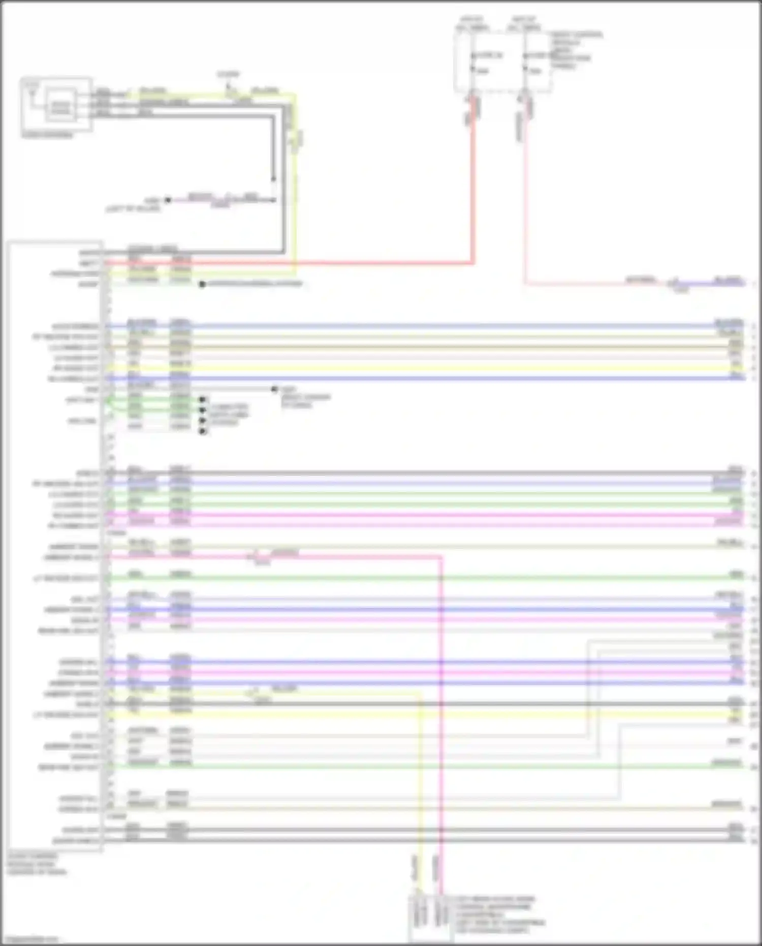 Mustang Ford VII (2022-2024): Navigation circuit, 9 speakers (1 of 5)
