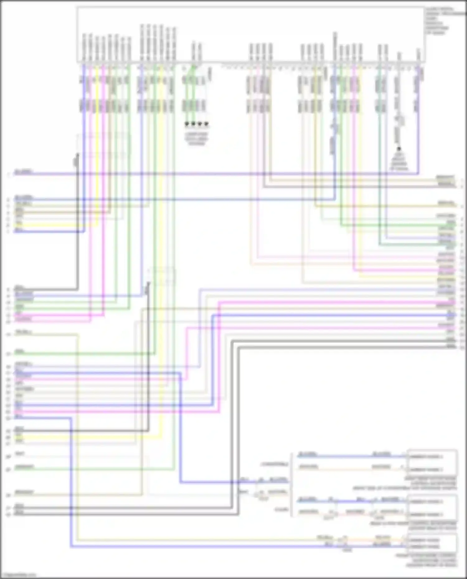 Mustang Ford VII (2022-2024): Navigation circuit, 9 speakers (2 of 5)