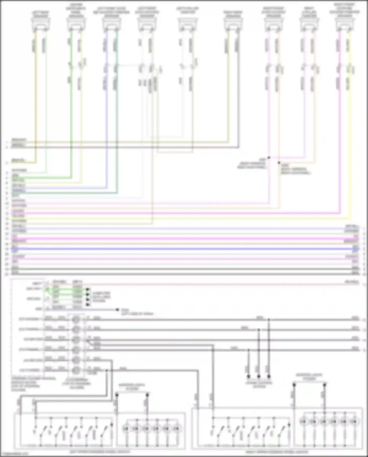 Mustang Ford VII (2022-2024): Navigation circuit, 9 speakers (3 of 5)