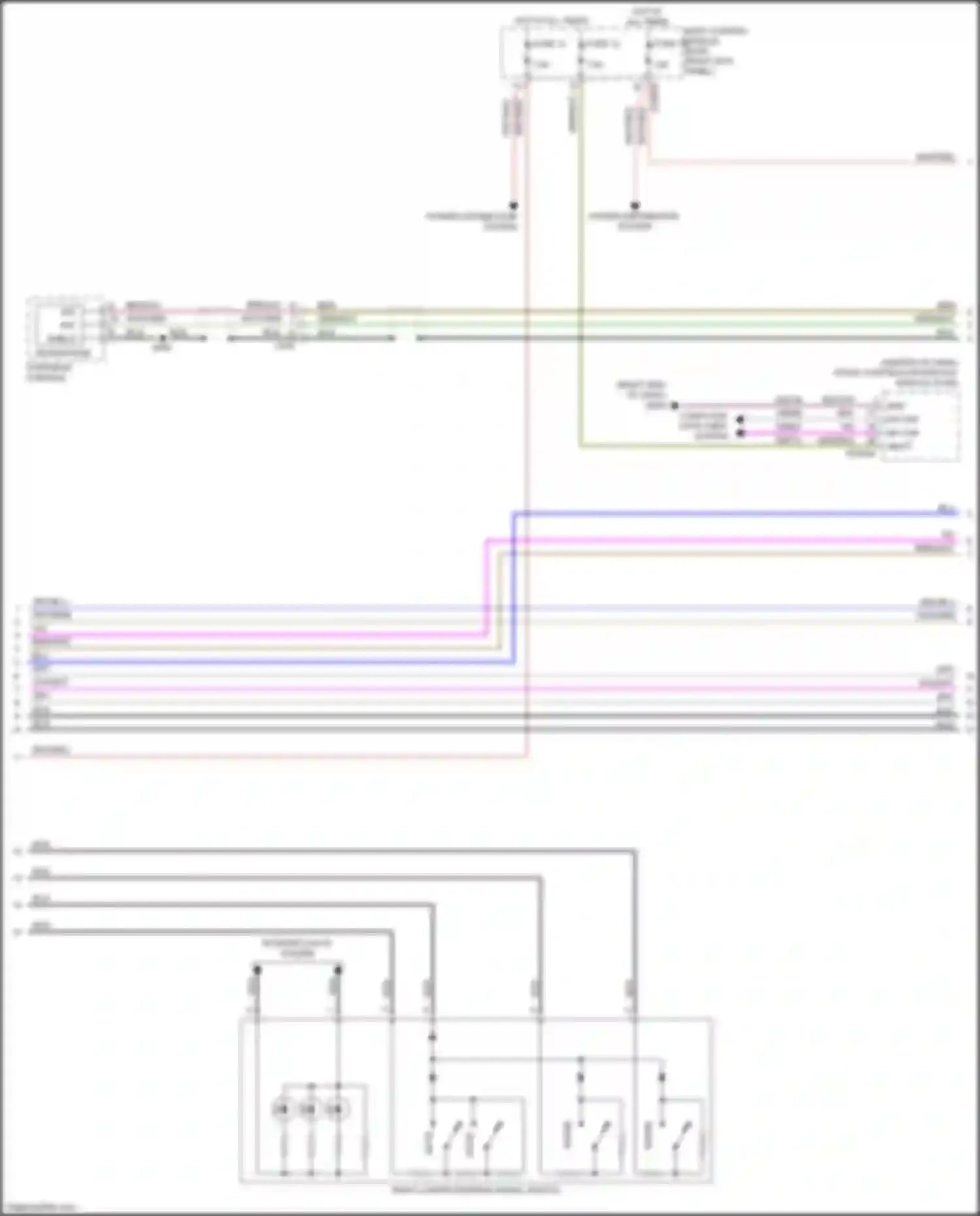 Mustang Ford VII (2022-2024): Navigation circuit, 9 speakers (4 of 5)