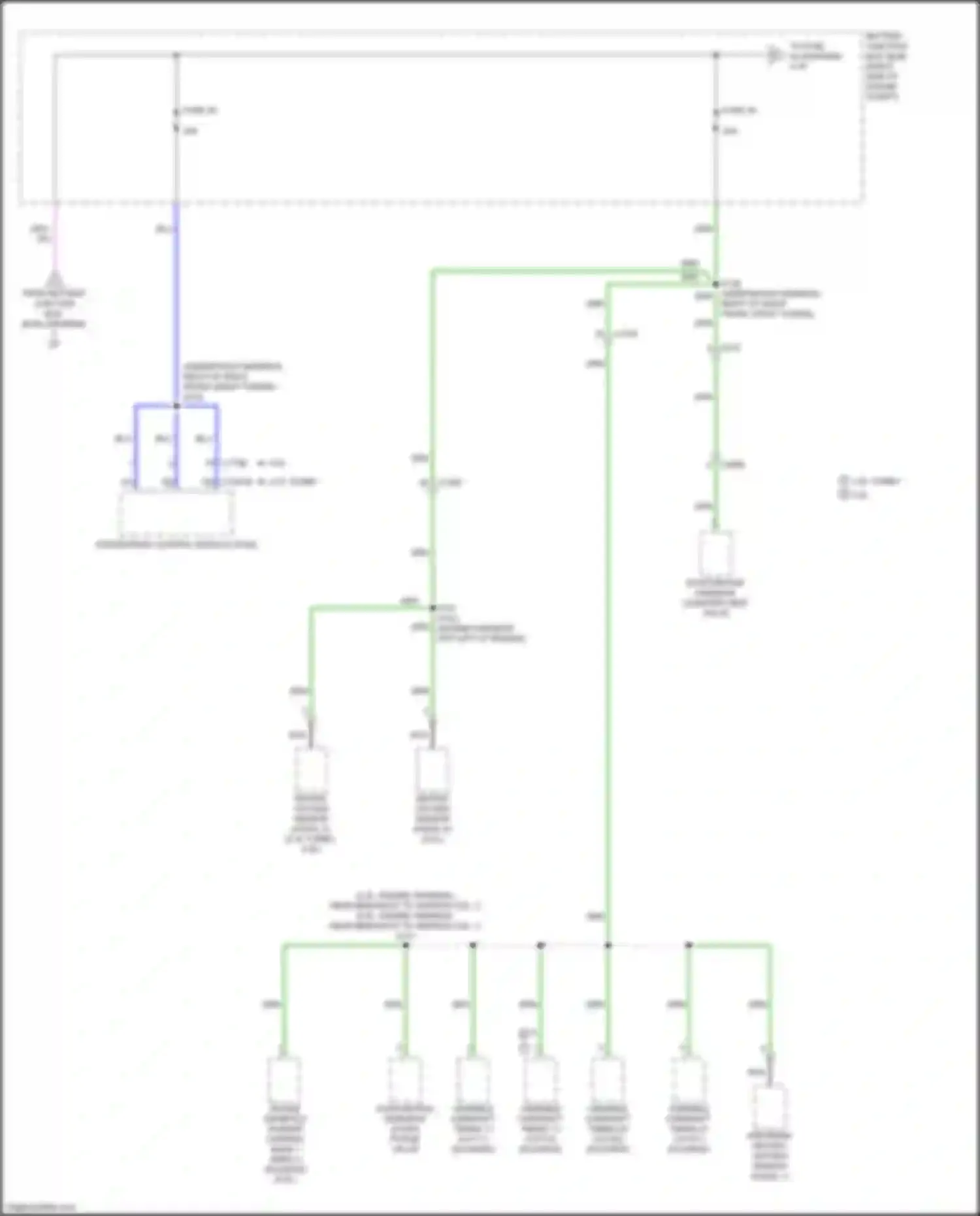 Mustang Ford VII (2022-2024): Power distribution circuit (3 of 8)