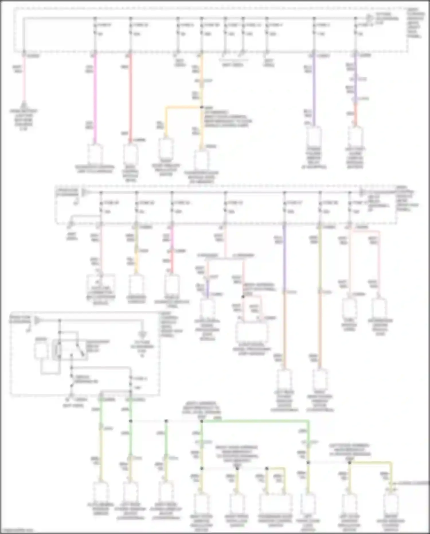 Mustang Ford VII (2022-2024): Power distribution circuit (5 of 8)