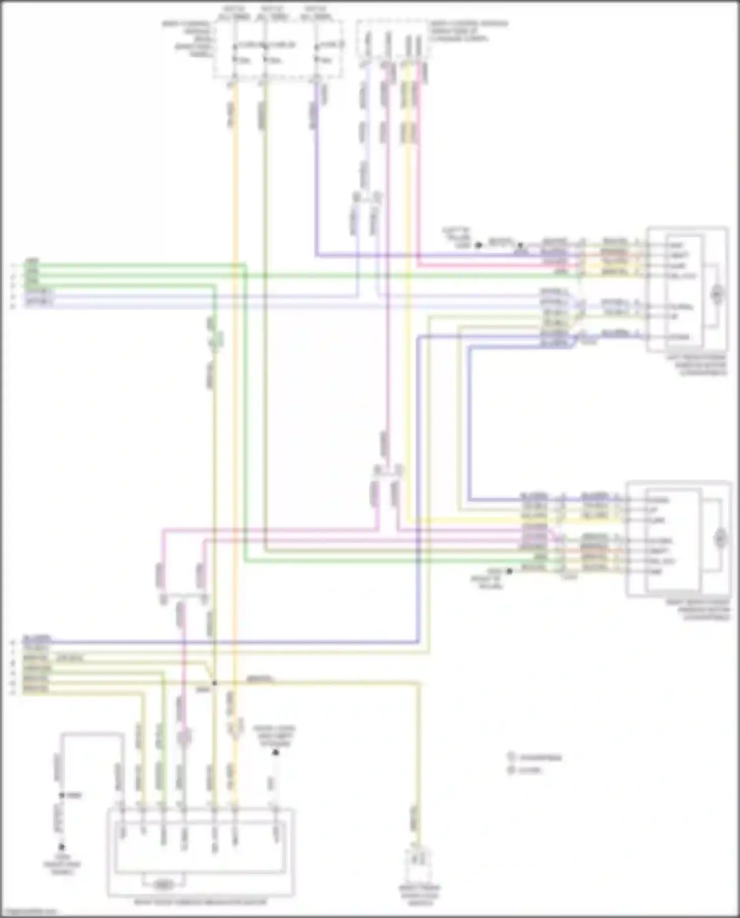 Mustang Ford VII (2022-2024): Power windows circuit, w/o memory (2 of 2)