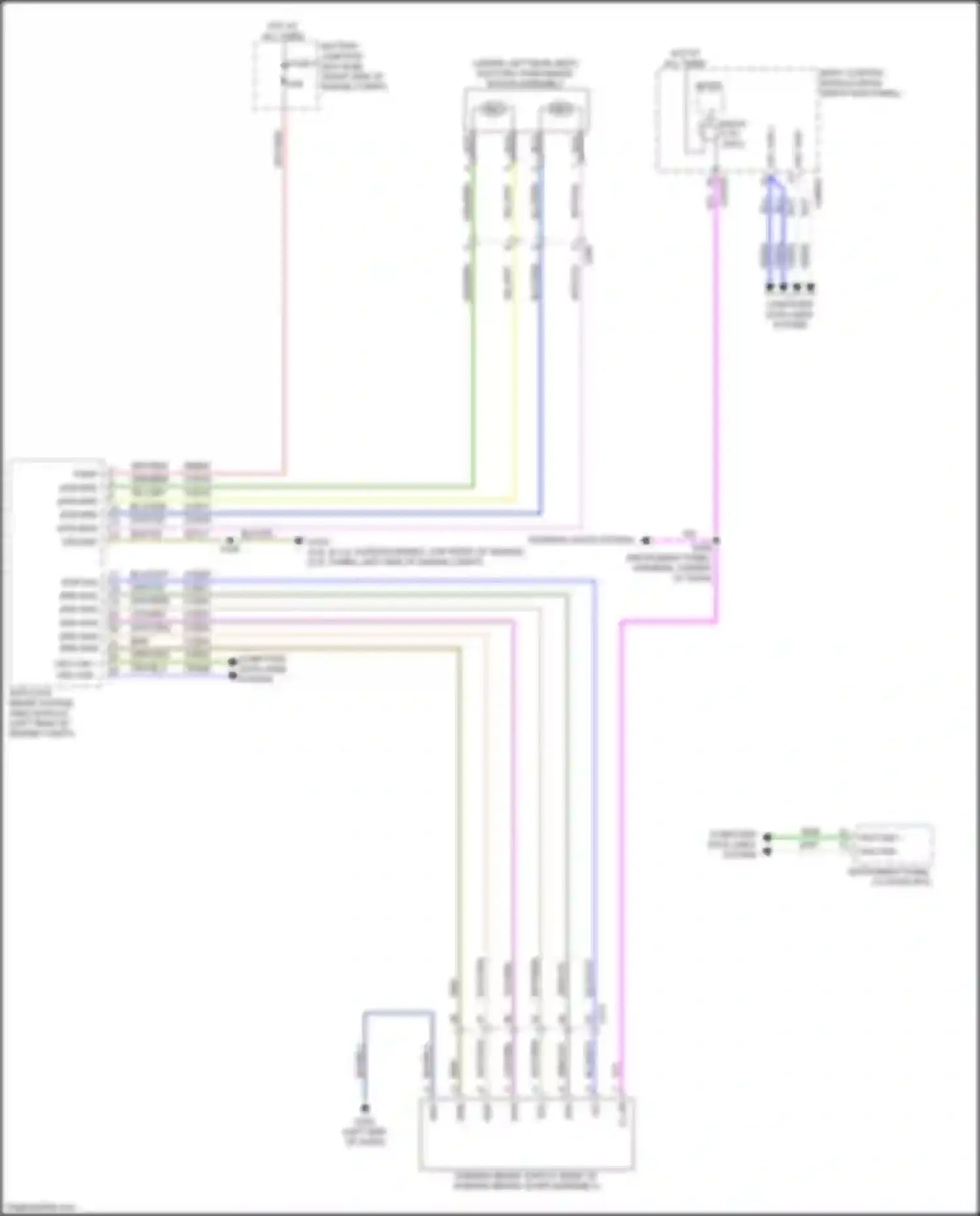 Mustang Ford VII (2022-2024): Electric parking brake circuit