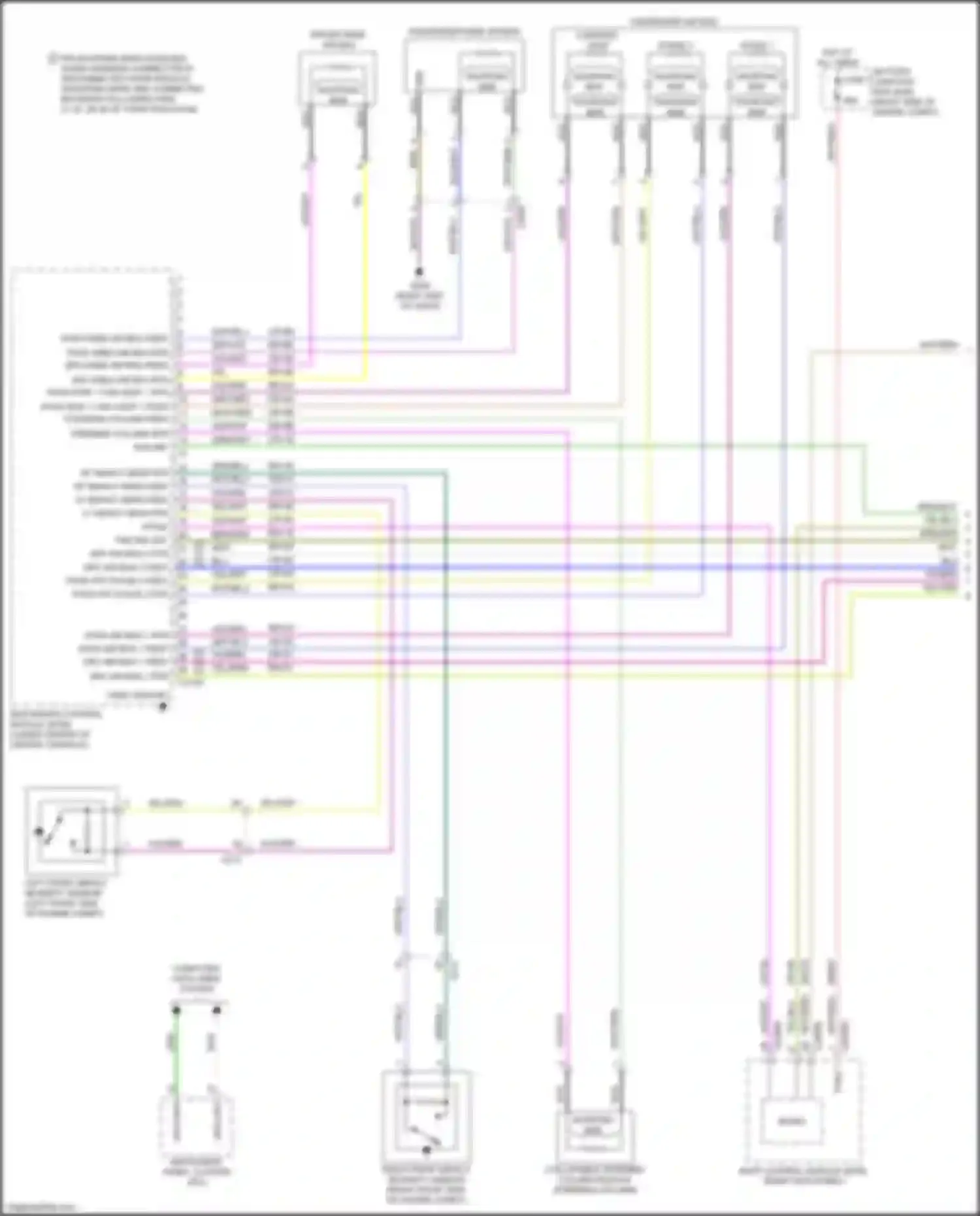 Mustang Ford VII (2022-2024): Supplemental restraints circuit (1 of 3)