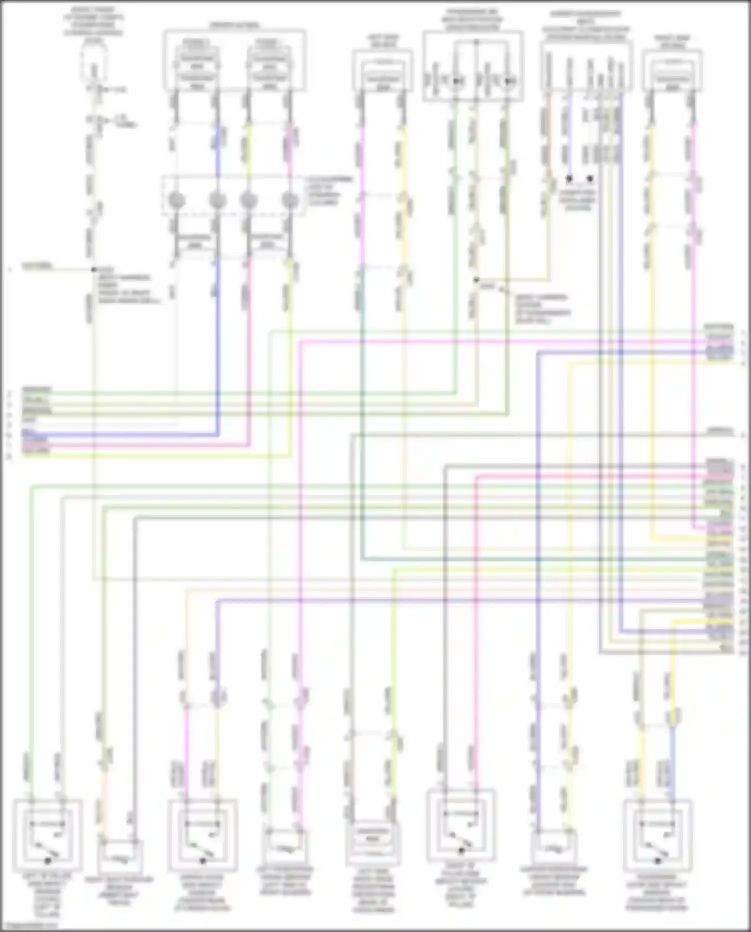 Mustang Ford VII (2022-2024): Supplemental restraints circuit (2 of 3)