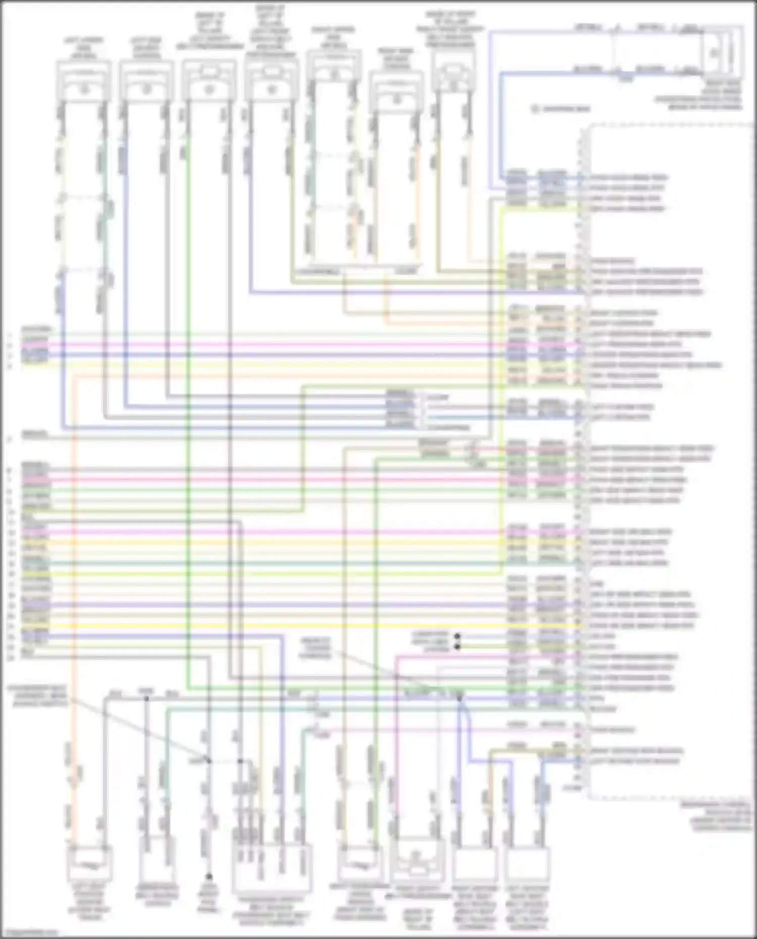 Mustang Ford VII (2022-2024): Supplemental restraints circuit (3 of 3)