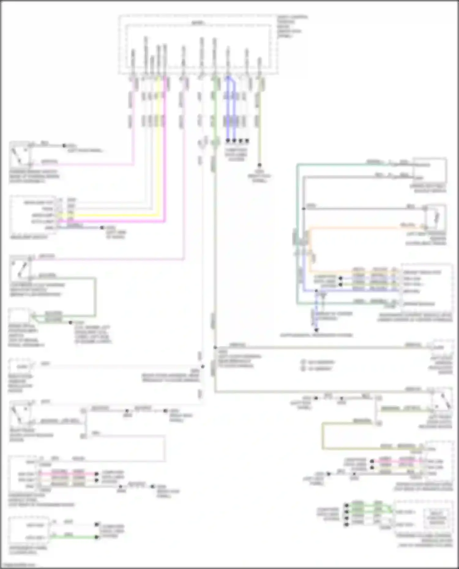 Mustang Ford VII (2022-2024): Chime circuit