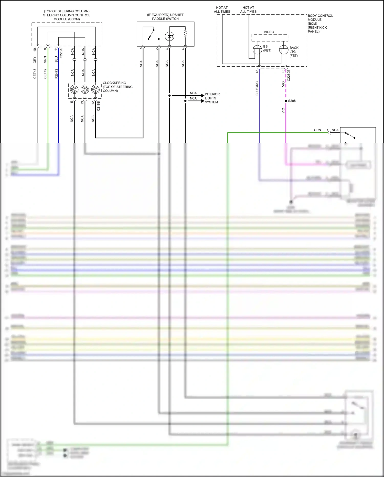 Wiring diagram blu for Ford Mustang VII (2022-2024) (90 of 126)