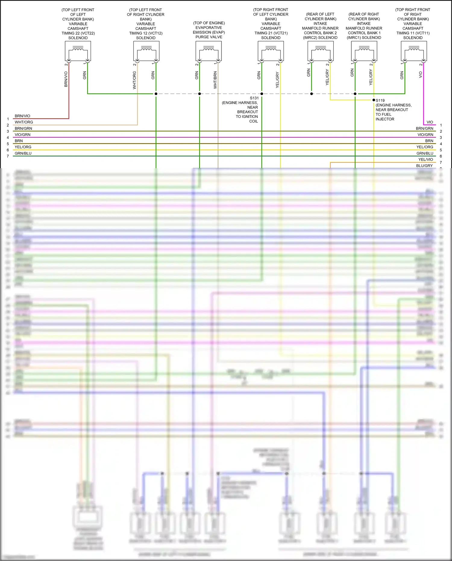 Wiring diagram blu/grn for Ford Mustang VII (2022-2024) (50 of 54)