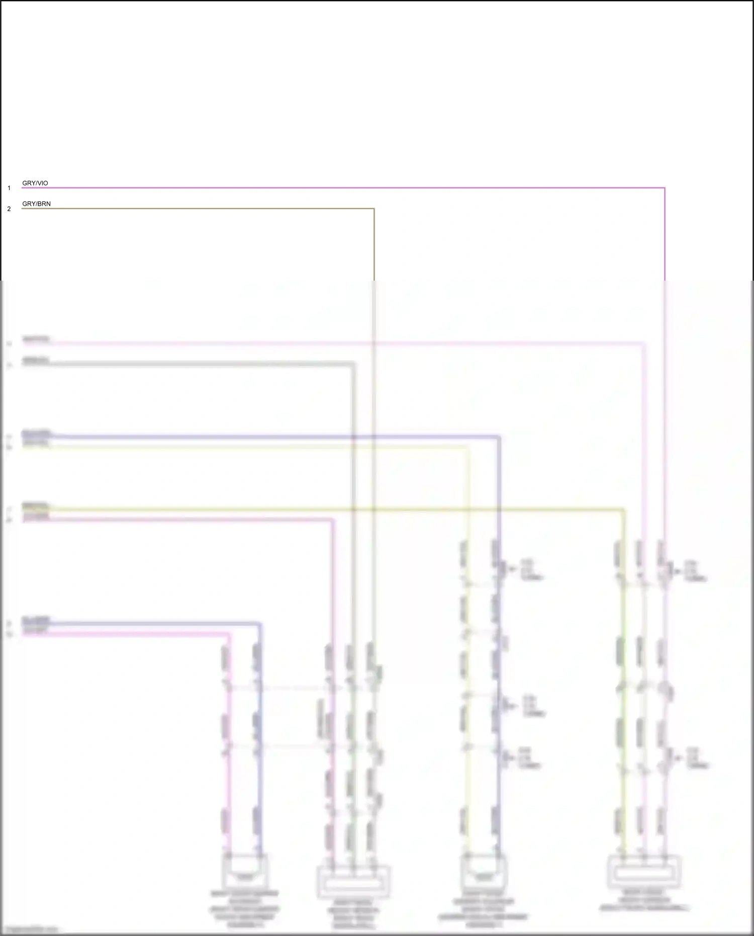 Wiring diagram blu/org for Ford Mustang VII (2022-2024) (15 of 36)