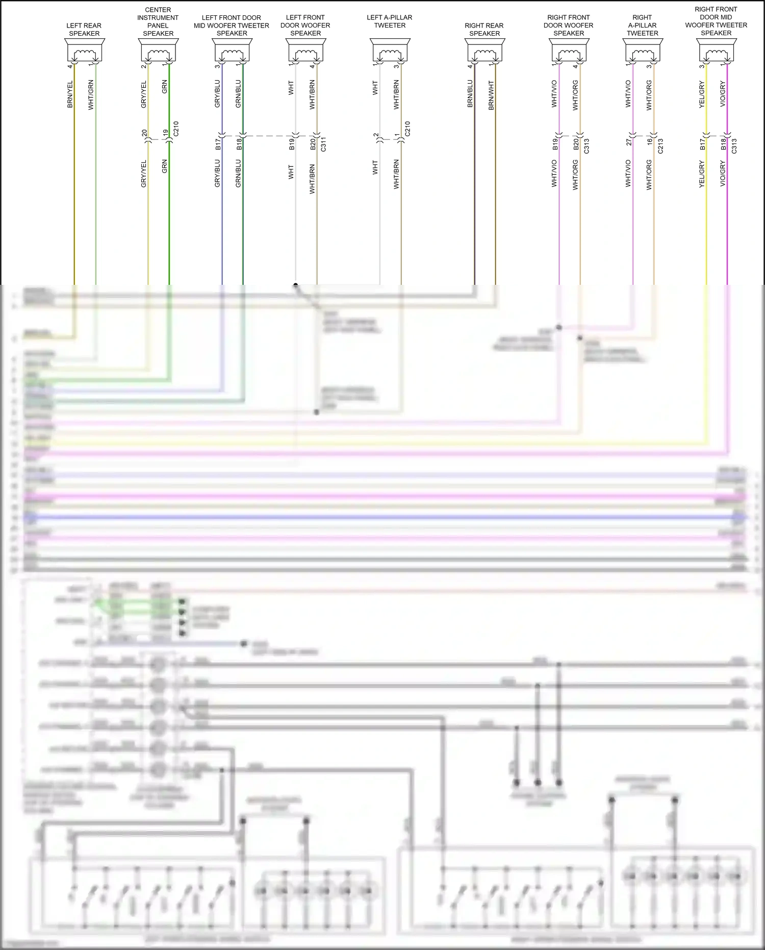 Wiring diagram computer data lines system for Ford Mustang VII (2022-2024) (73 of 93)