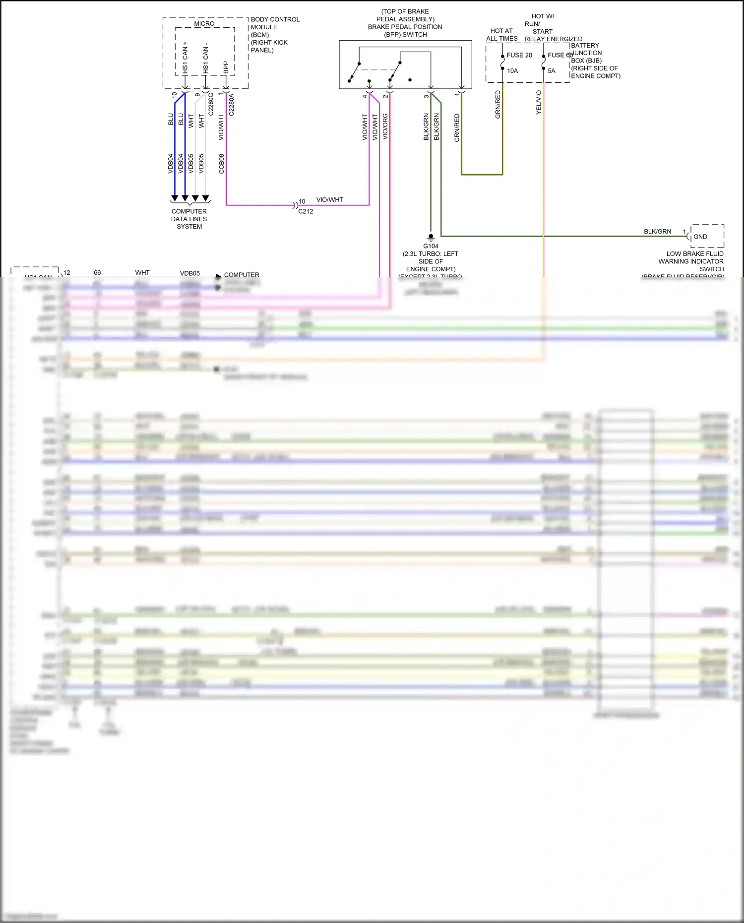 Wiring diagram micro - for Ford Mustang VII (2022-2024) (49 of 57)