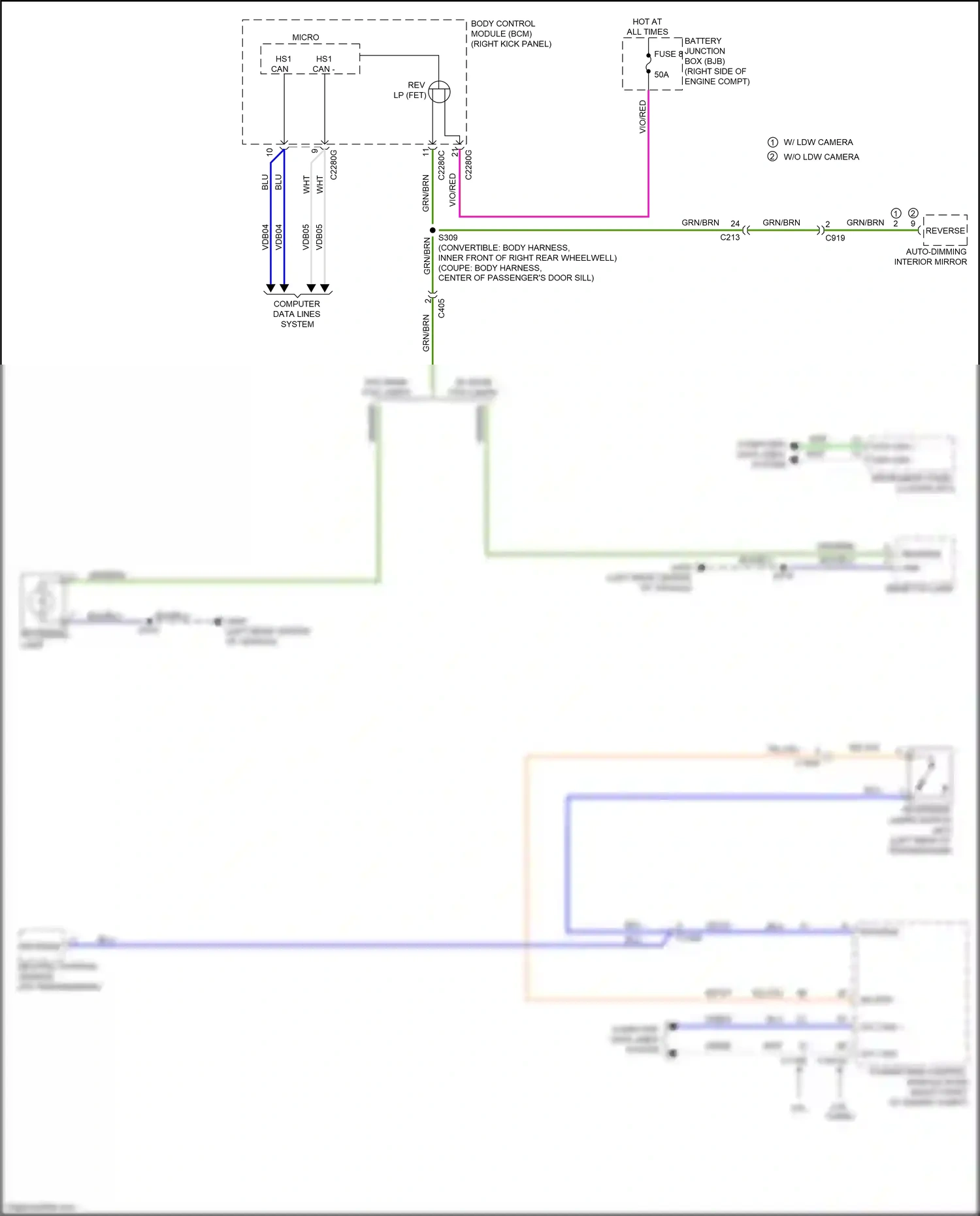 Wiring diagram micro - for Ford Mustang VII (2022-2024) (31 of 57)