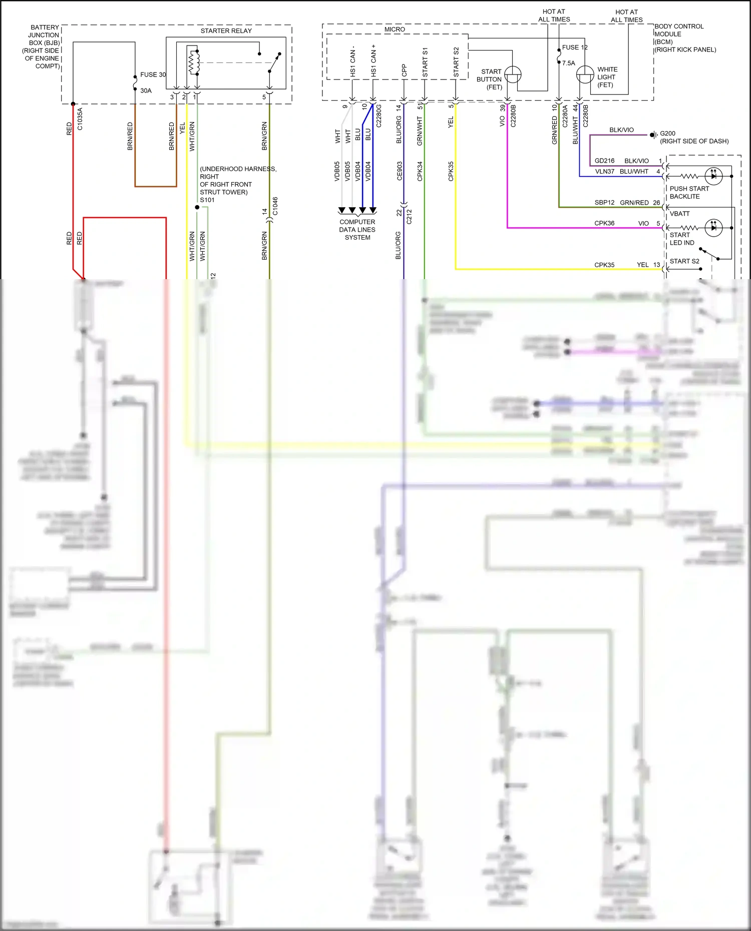 Wiring diagram micro - for Ford Mustang VII (2022-2024) (47 of 57)