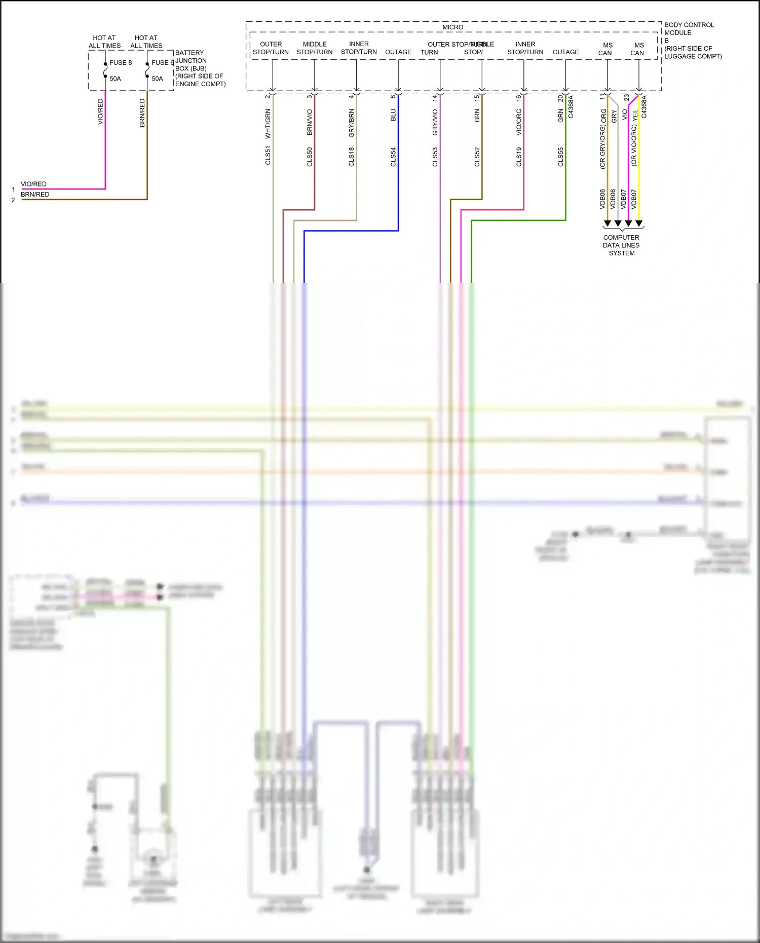 Wiring diagram micro - for Ford Mustang VII (2022-2024) (33 of 57)
