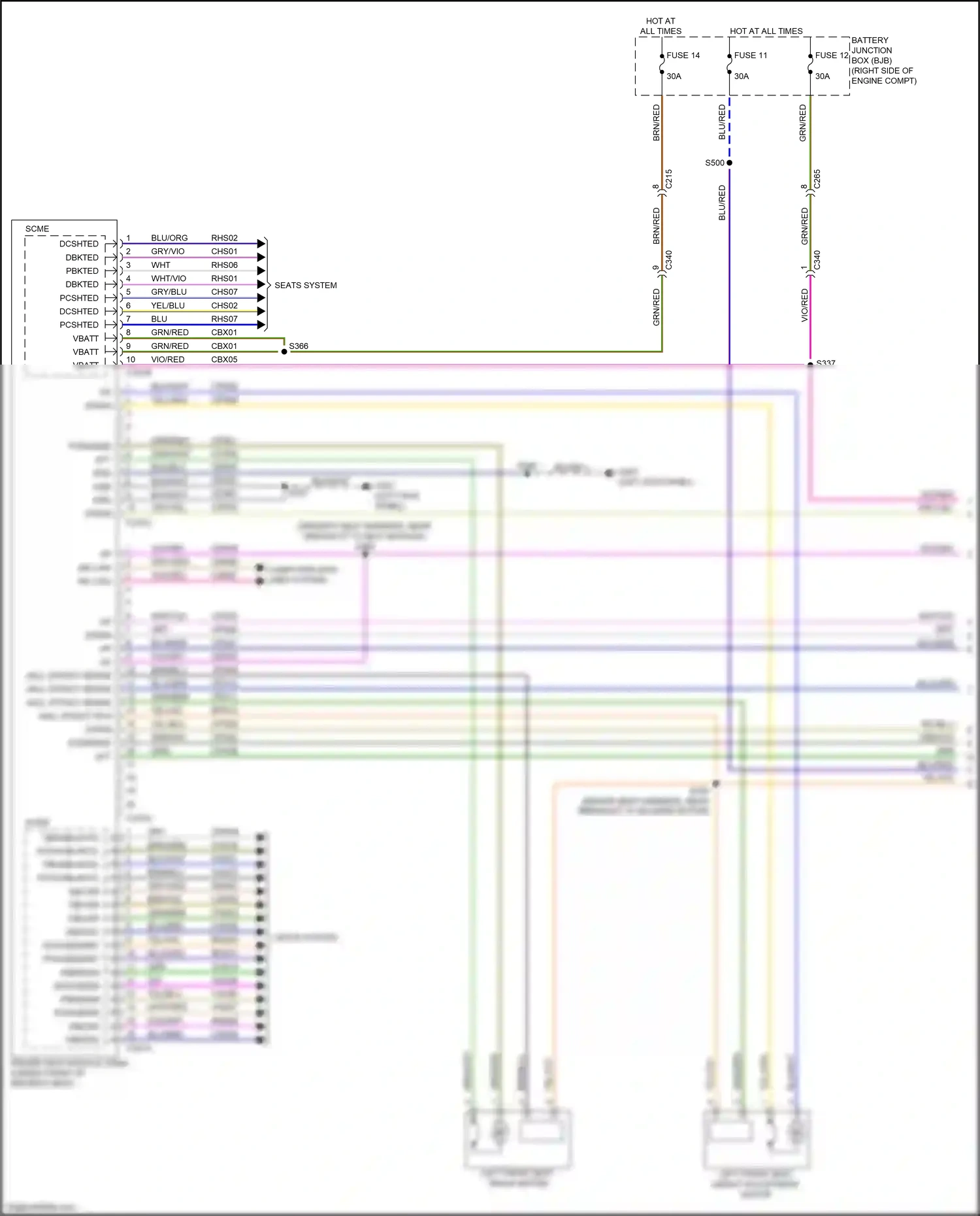 Wiring diagram ms can + for Ford Mustang VII (2022-2024) (14 of 34)