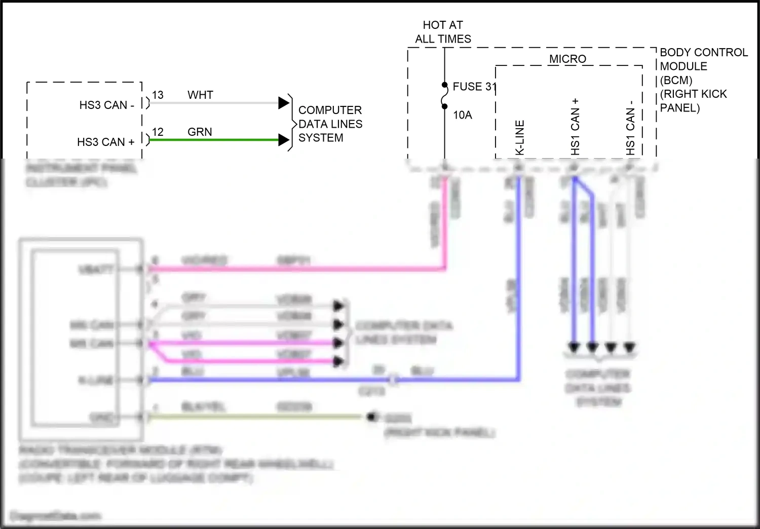 Wiring diagram ms can + for Ford Mustang VII (2022-2024) (20 of 34)