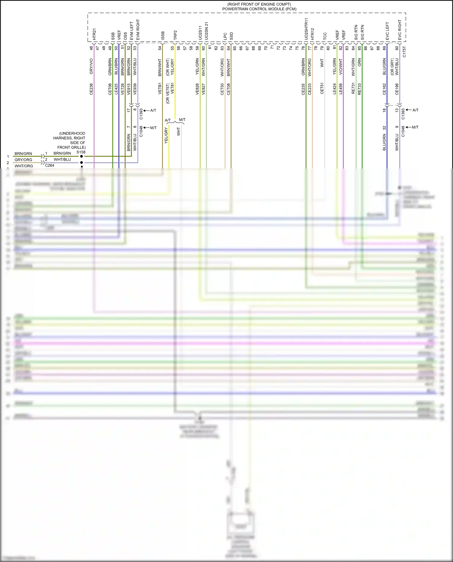 Wiring diagram oss + for Ford Mustang VII (2022-2024) (4 of 4)