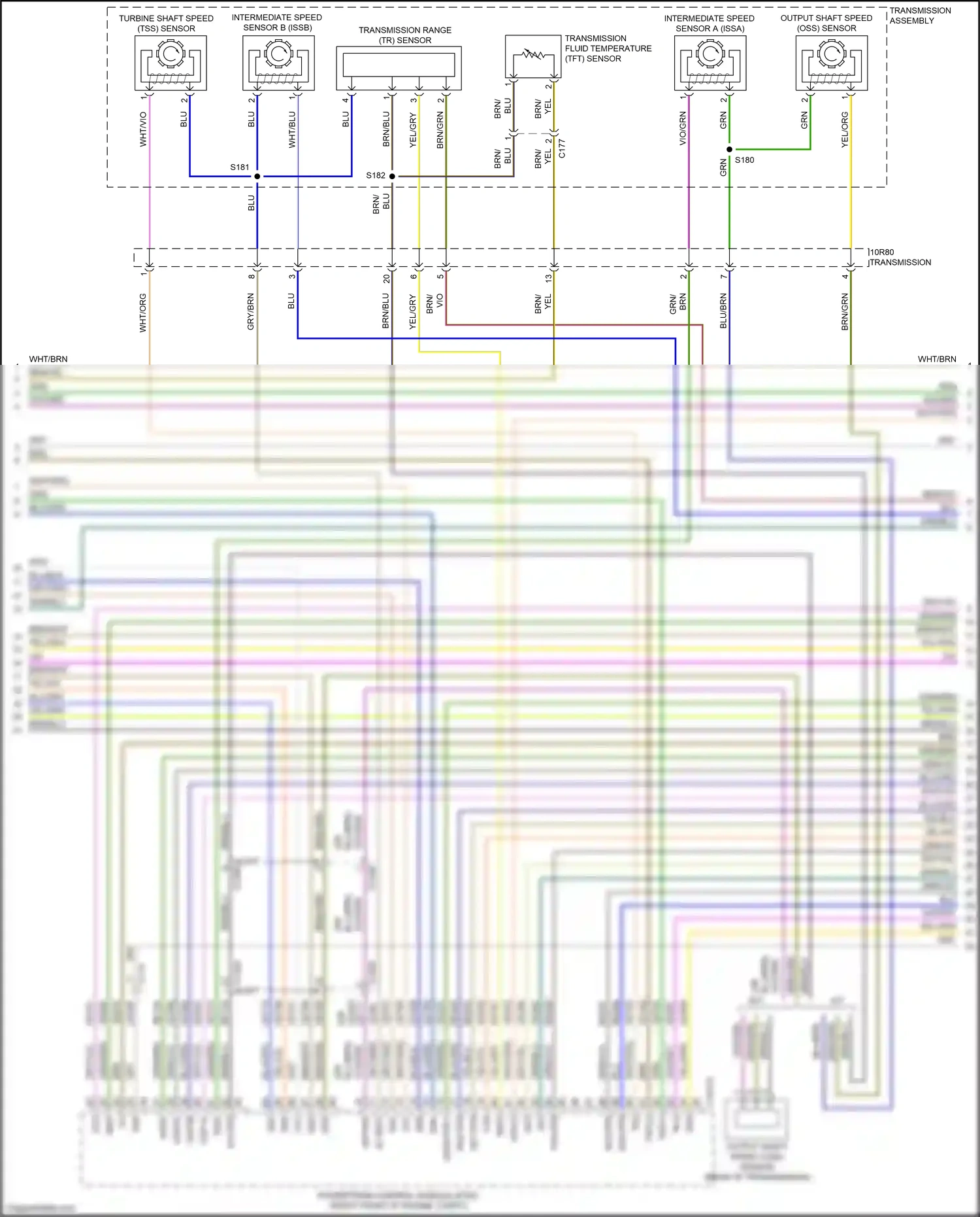 Wiring diagram oss + for Ford Mustang VII (2022-2024) (3 of 4)