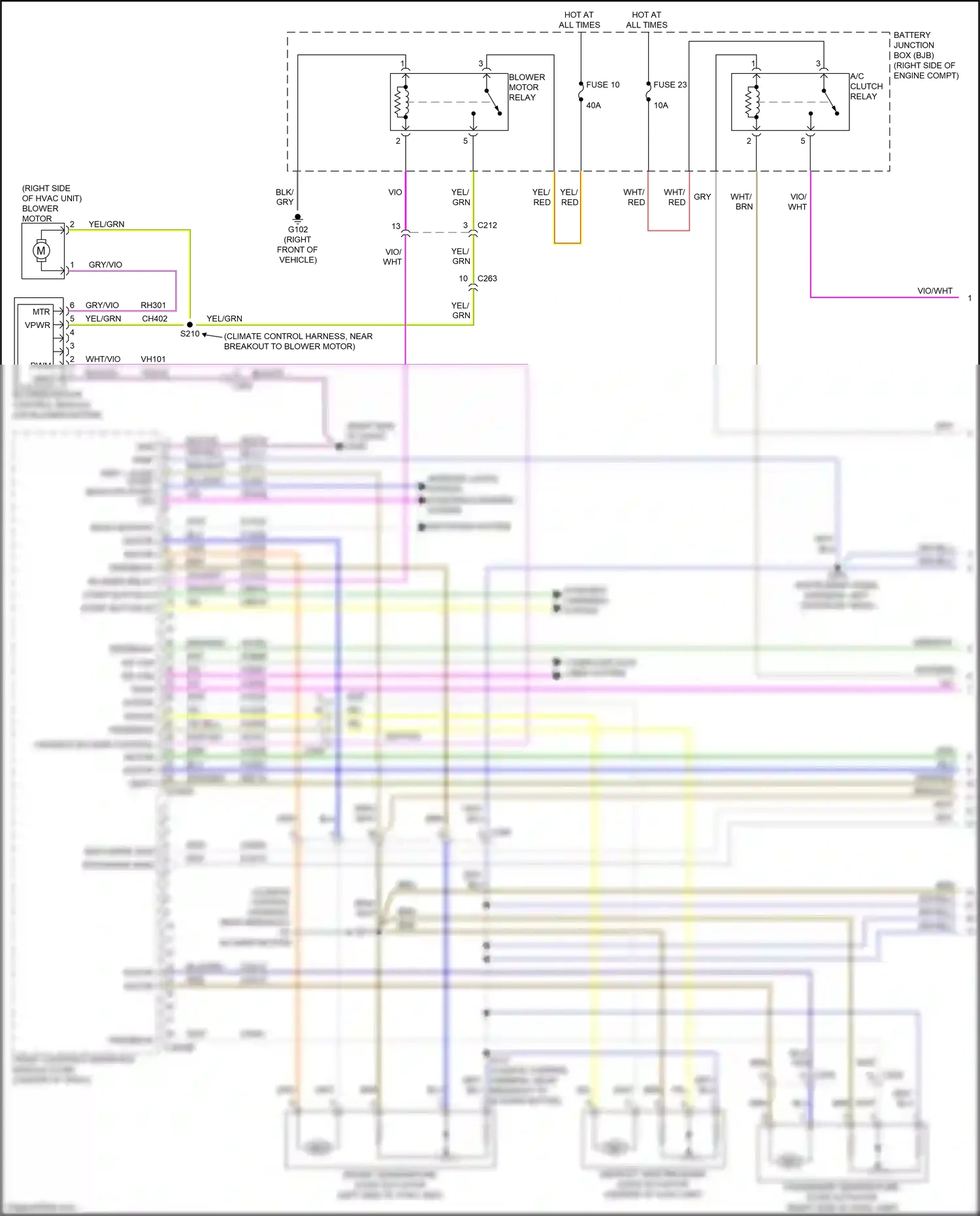 Wiring diagram starting/charging system for Ford Mustang VII (2022-2024) (1 of 13)