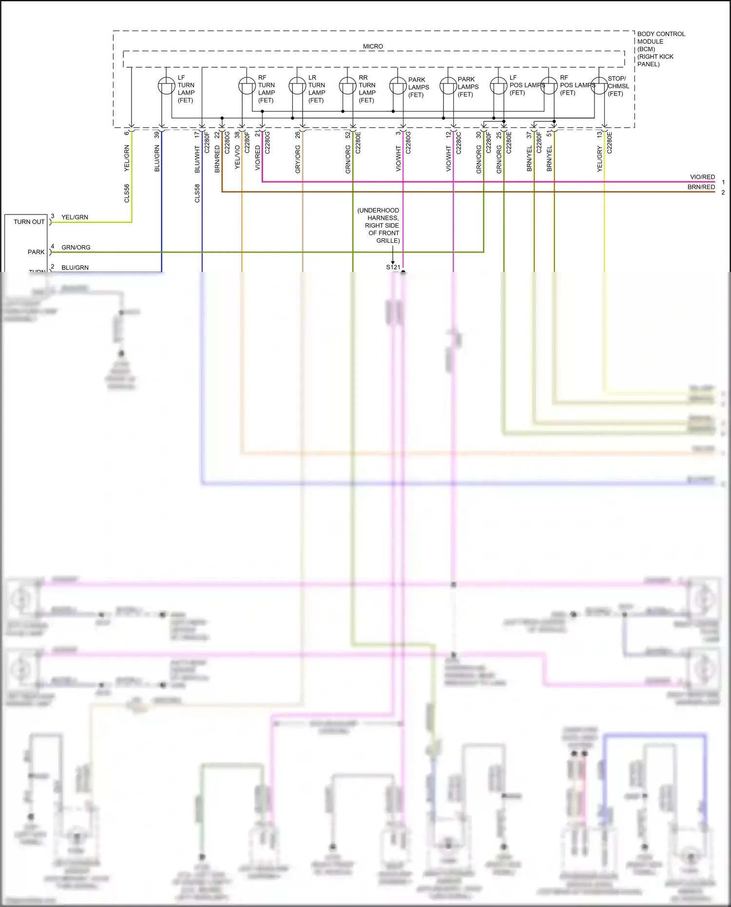 Wiring diagram w/ memory for Ford Mustang VII (2022-2024) (4 of 9)
