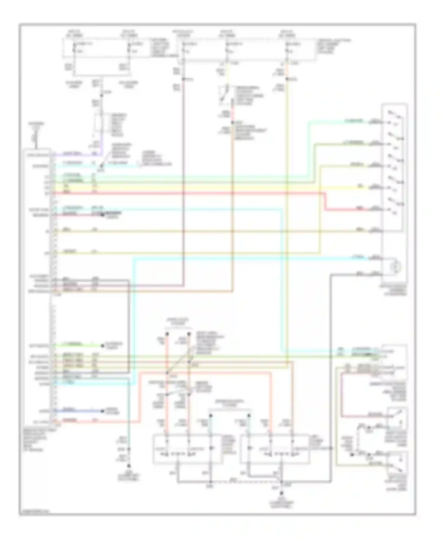 Pickup F150 Ford  (1996-2012): Forced entry circuit, early production