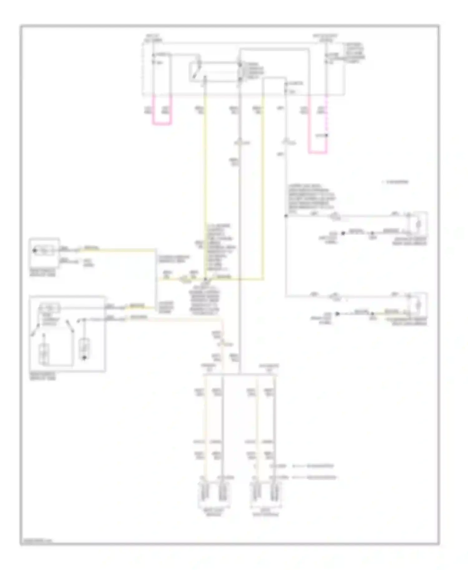Pickup F150 Ford  (1996-2012): Defoggers circuit