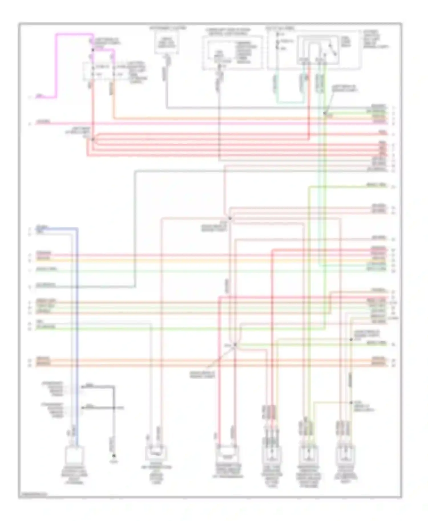 Pickup F150 Ford  (1996-2012): Wiring diagram engine performance 4.2l (2 of 4)