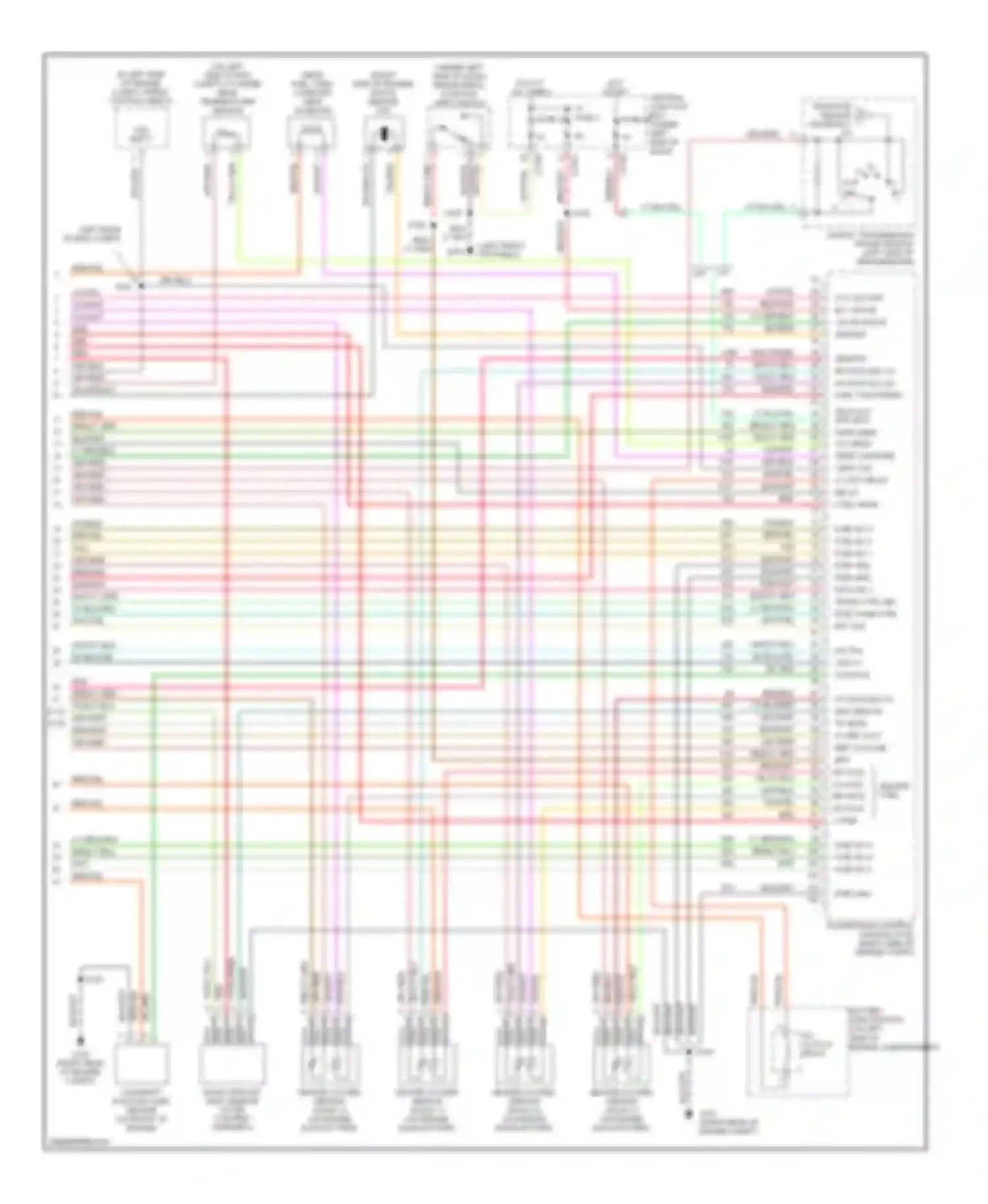 Pickup F150 Ford  (1996-2012): Wiring diagram engine performance 4.2l (4 of 4)