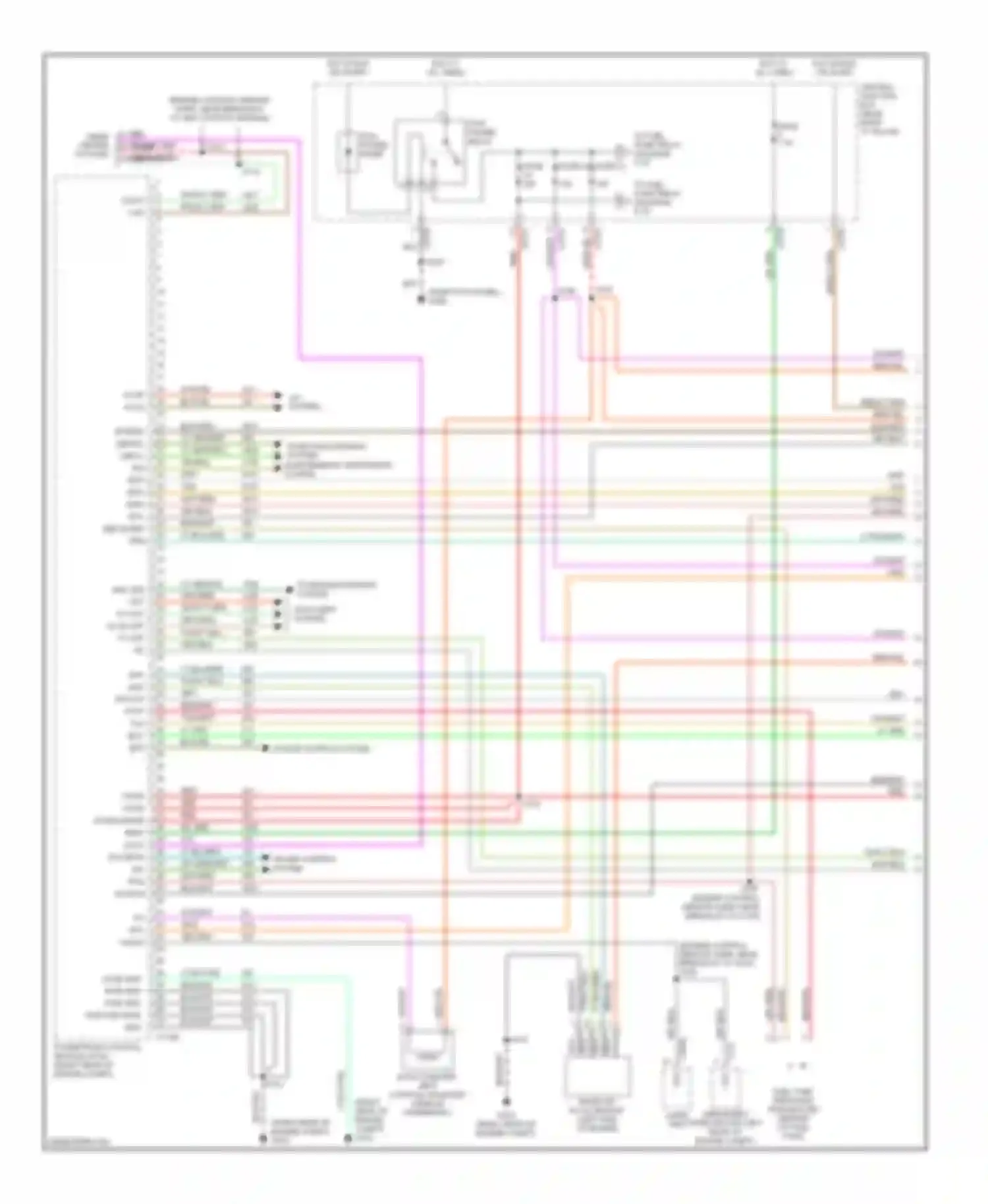 Pickup F150 Ford  (1996-2012): Wiring diagram engine performance 4.2l, early production (1 of 6)