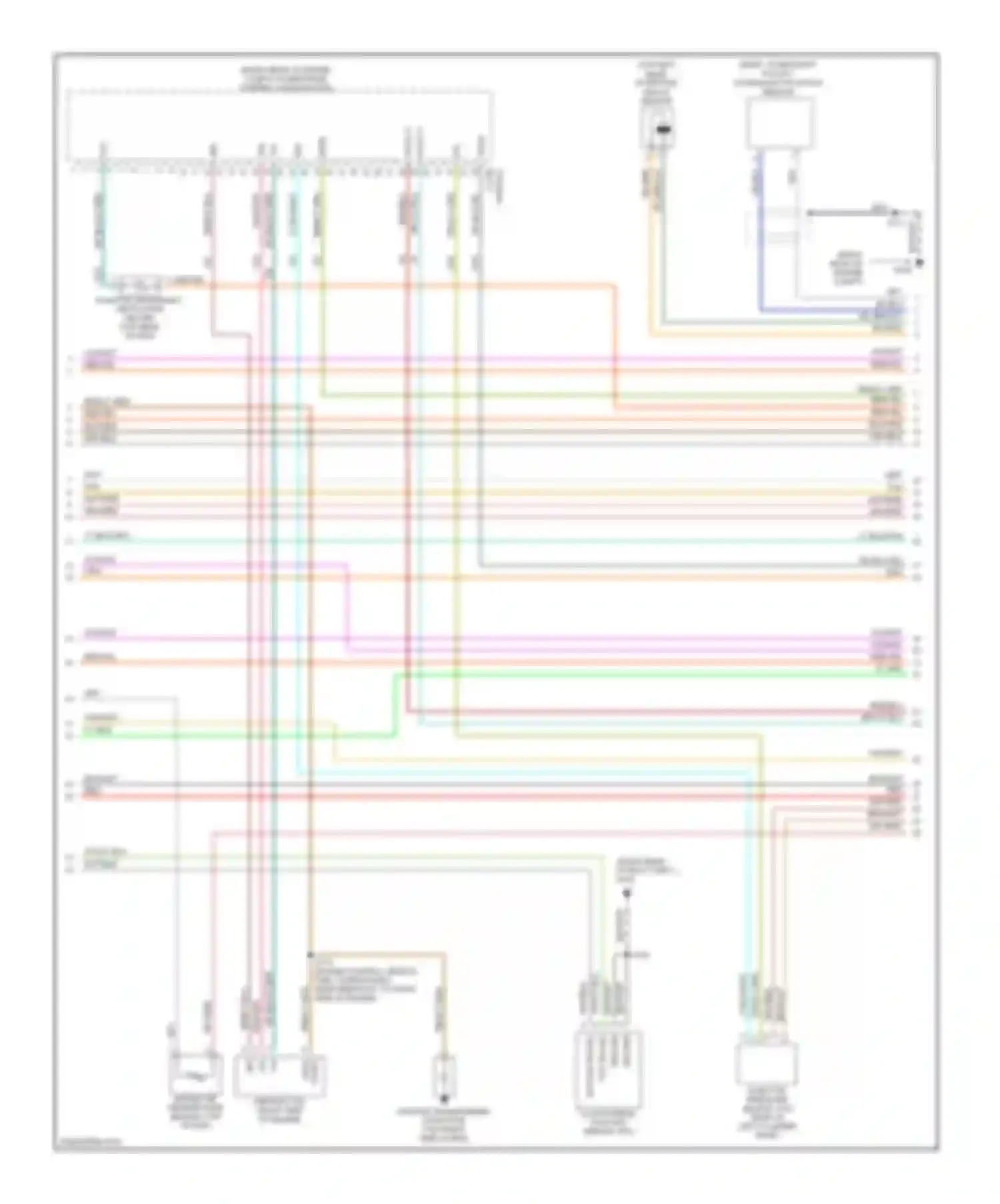 Pickup F150 Ford  (1996-2012): Wiring diagram engine performance 4.2l, early production (2 of 6)