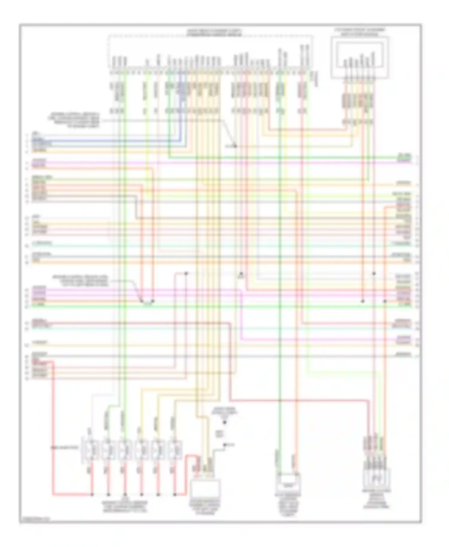 Pickup F150 Ford  (1996-2012): Wiring diagram engine performance 4.2l, early production (3 of 6)
