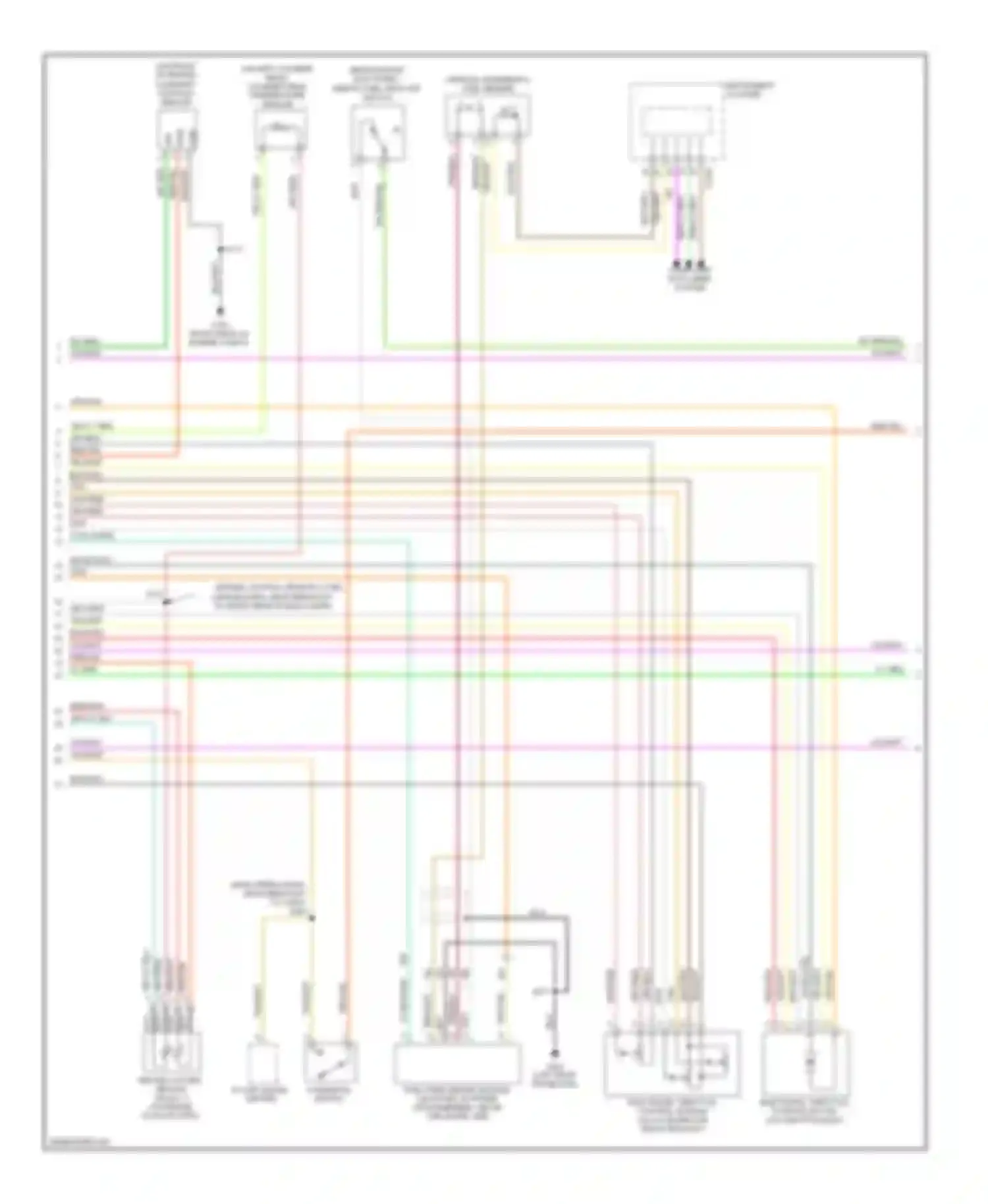 Pickup F150 Ford  (1996-2012): Wiring diagram engine performance 4.2l, early production (4 of 6)