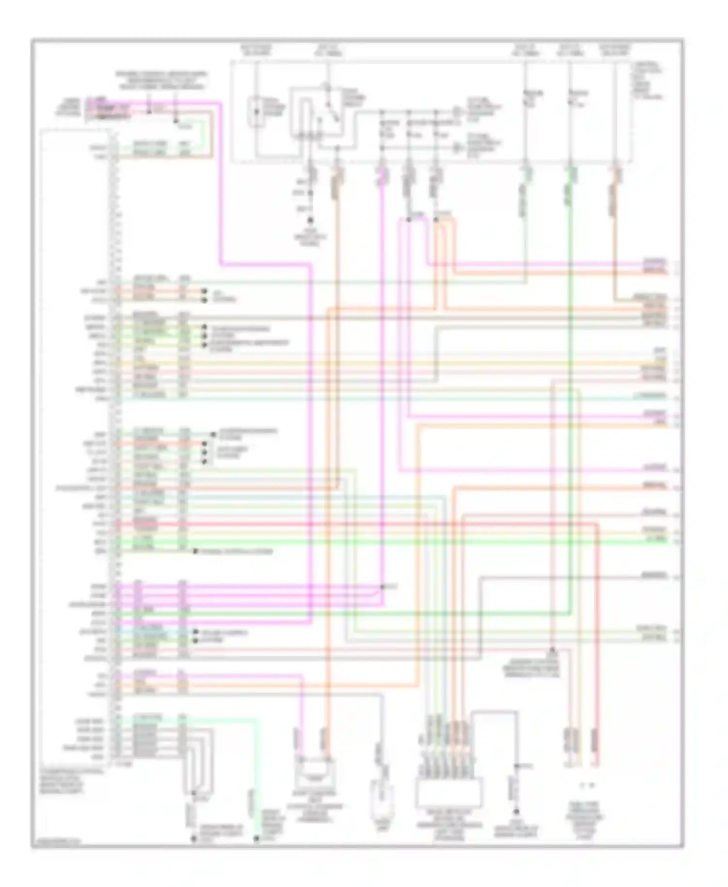 Pickup F150 Ford  (1996-2012): Wiring diagram engine performance 4.2l, late production (1 of 6)