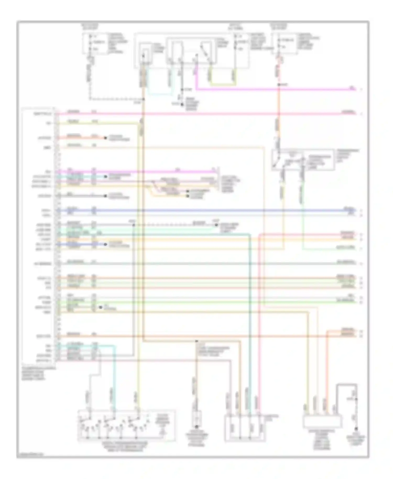 Pickup F150 Ford  (1996-2012): Wiring diagram engine performance 4.2ls (1 of 4)