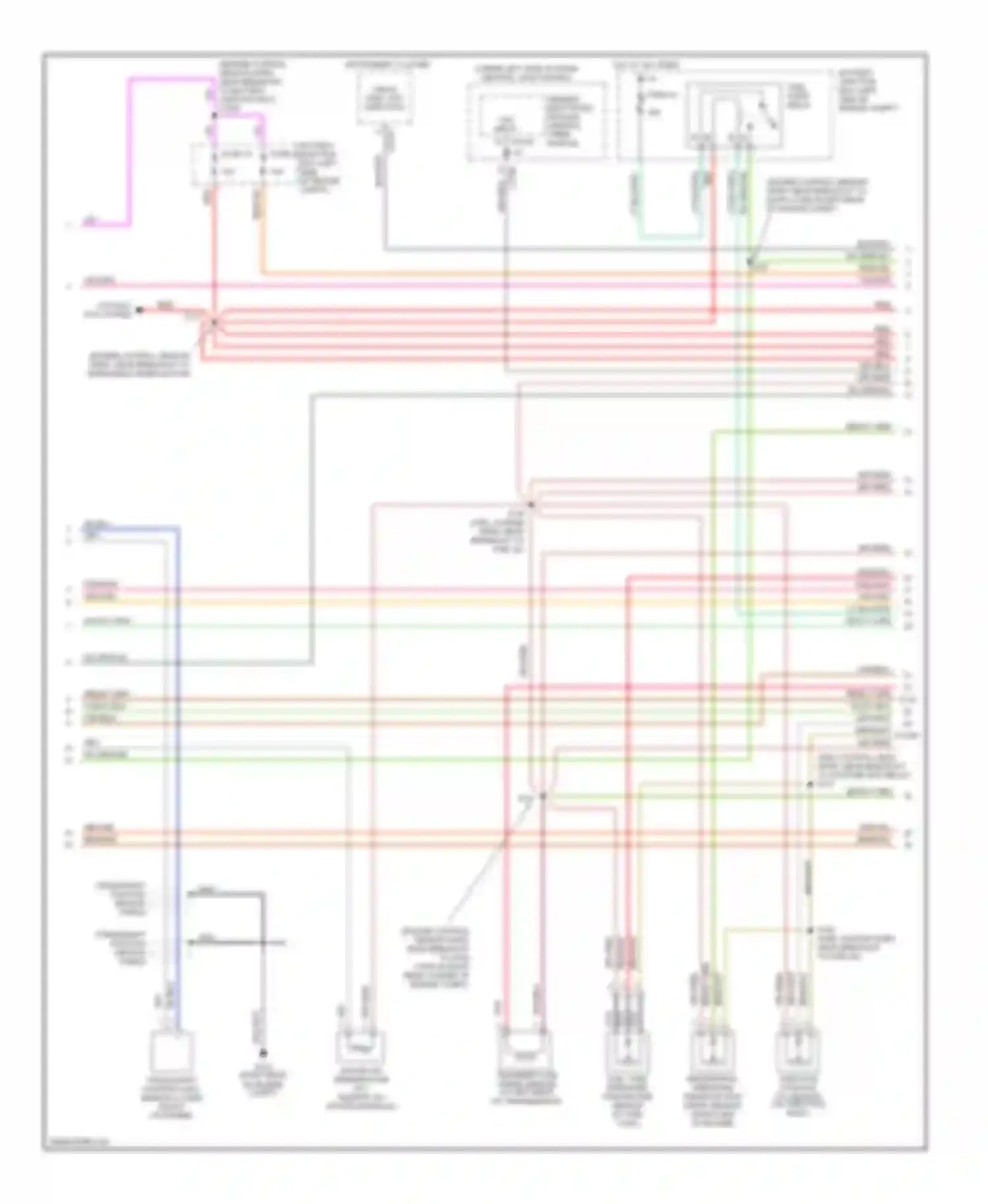 Pickup F150 Ford  (1996-2012): Wiring diagram engine performance 4.2ls (2 of 4)