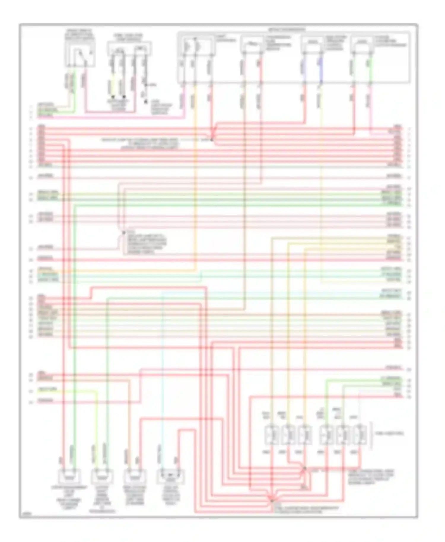 Pickup F150 Ford  (1996-2012): Wiring diagram engine performance 4.2ls, early production (3 of 4)