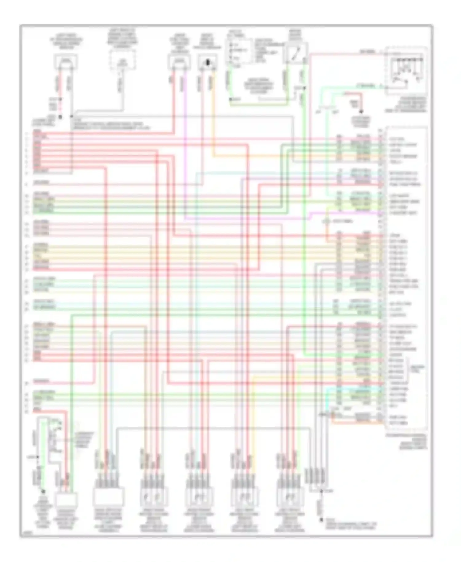 Pickup F150 Ford  (1996-2012): Wiring diagram engine performance 4.2ls, early production (4 of 4)