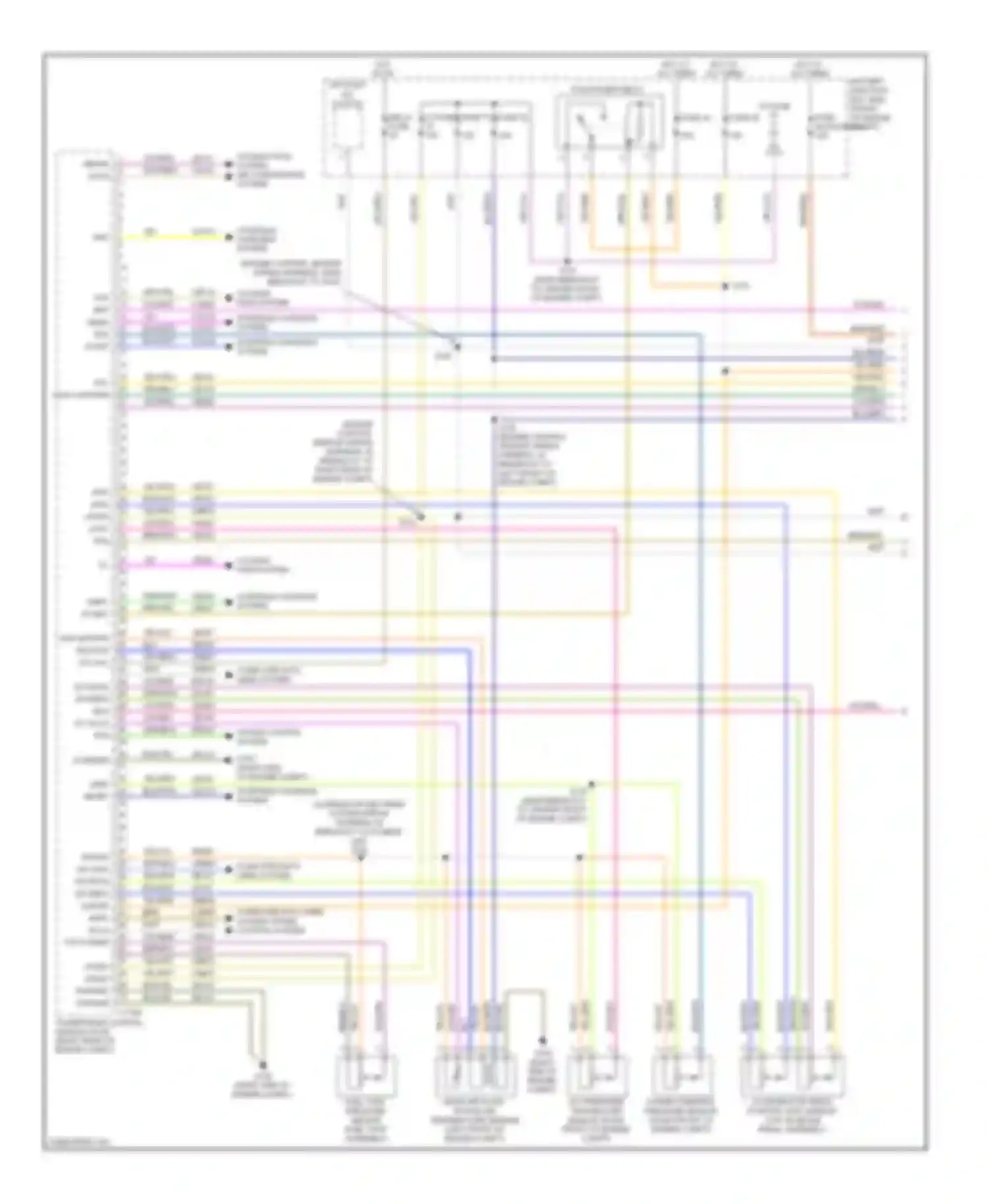 Pickup F150 Ford  (1996-2012): Wiring diagram engine performance 4.6l (1 of 5)