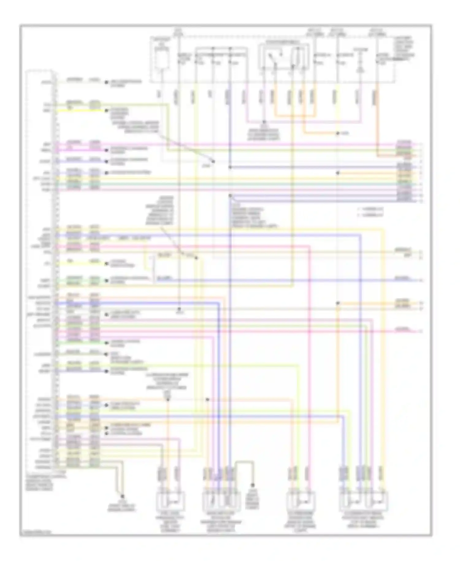 Pickup F150 Ford  (1996-2012): Wiring diagram engine performance 4.6l (1 of 6)