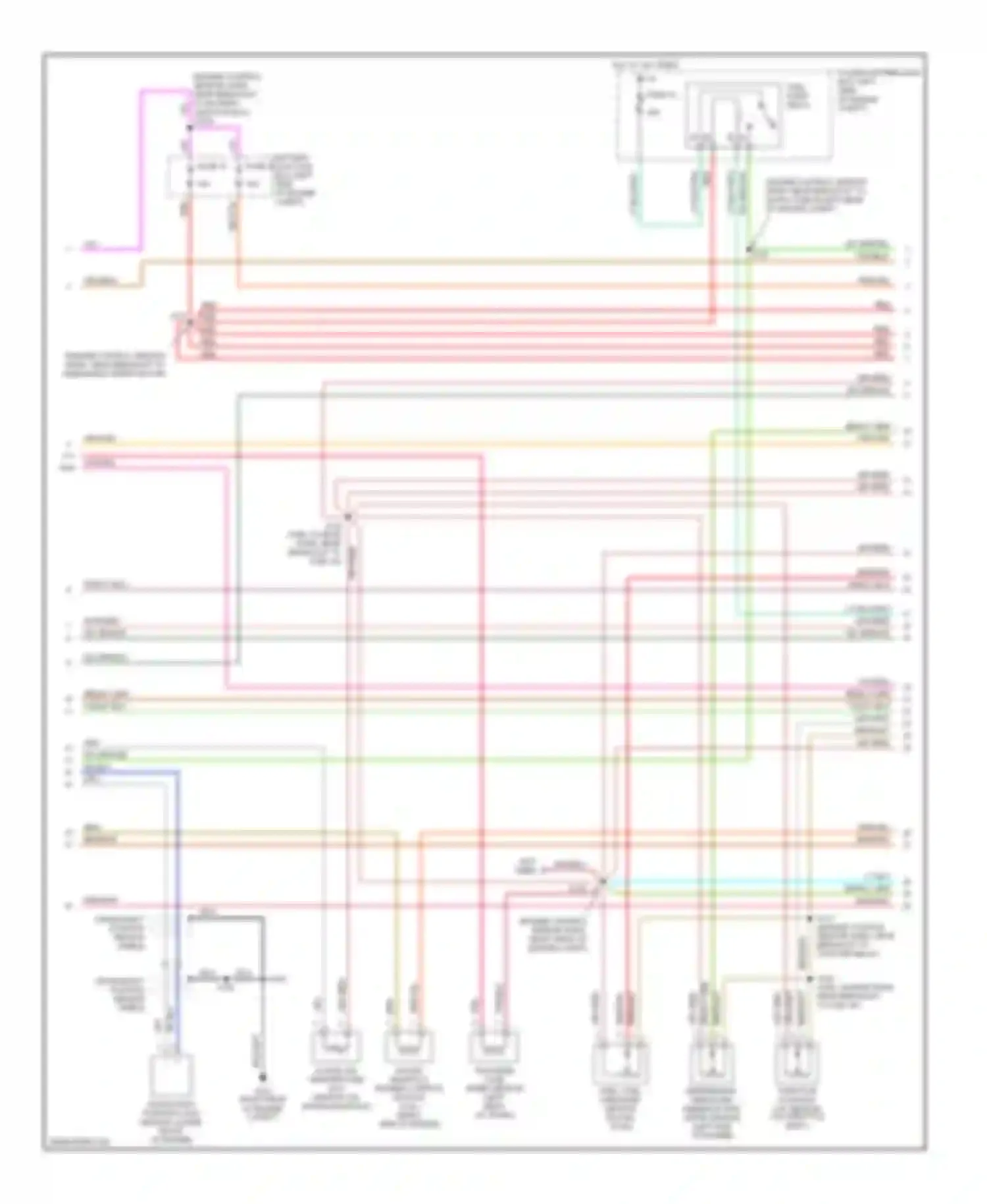 Pickup F150 Ford  (1996-2012): Wiring diagram engine performance 4.6ls (2 of 4)
