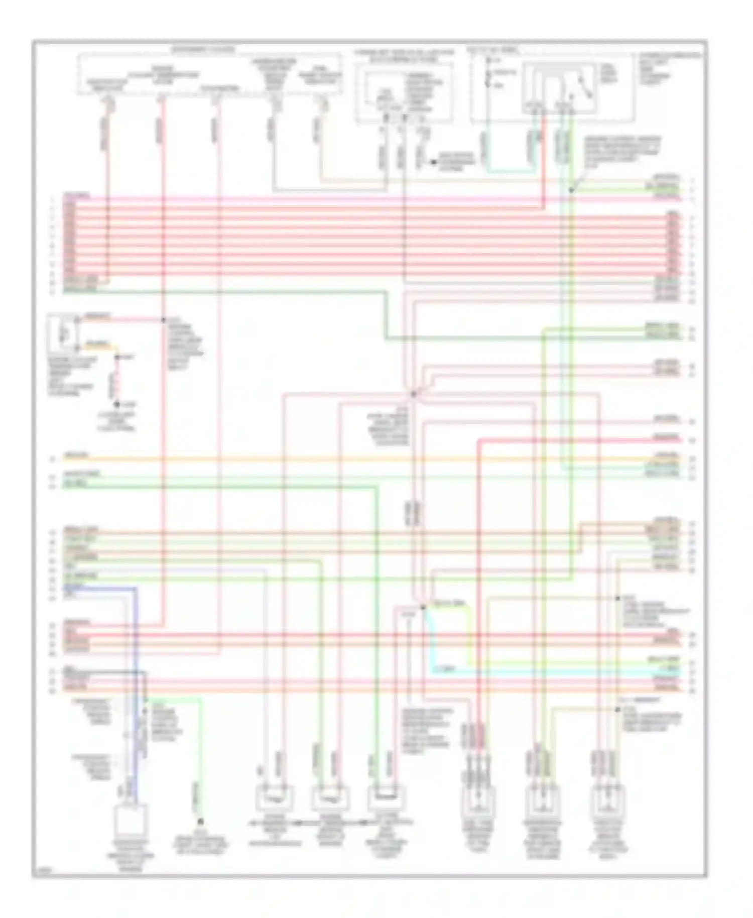 Pickup F150 Ford  (1996-2012): Wiring diagram engine performance 4.6ls, early production (2 of 4)