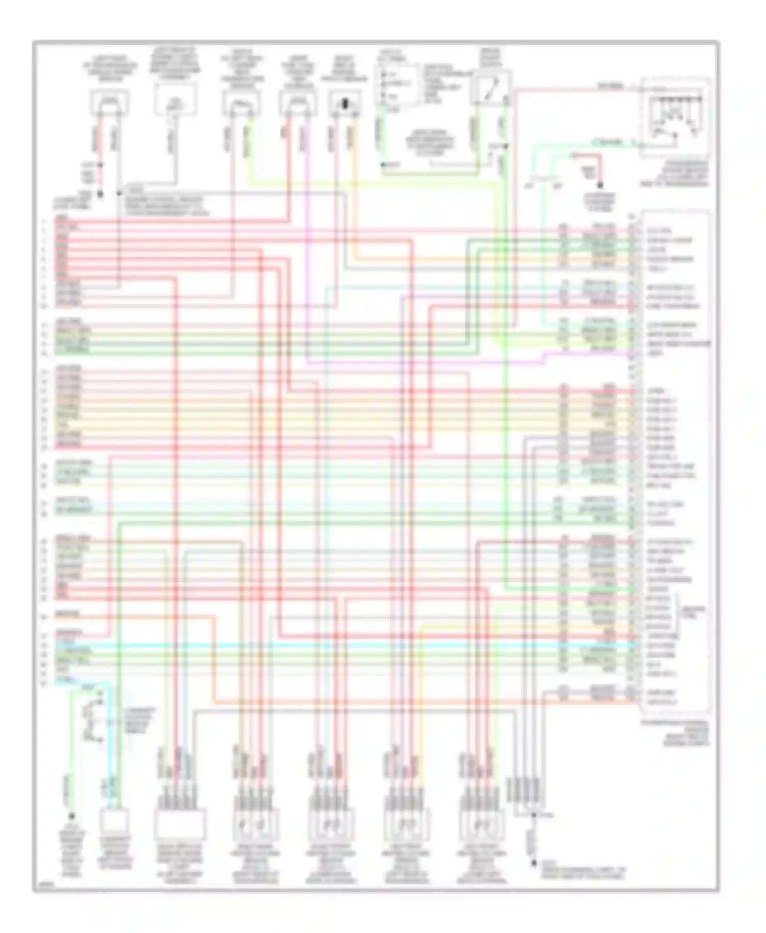 Pickup F150 Ford  (1996-2012): Wiring diagram engine performance 4.6ls, early production (4 of 4)