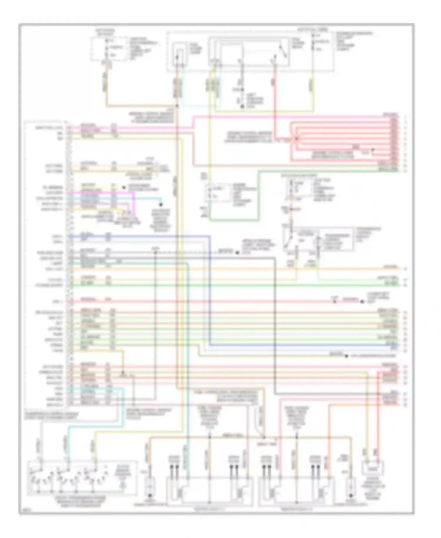 Pickup F150 Ford  (1996-2012): Wiring diagram engine performance 4.6ls, late production (1 of 4)