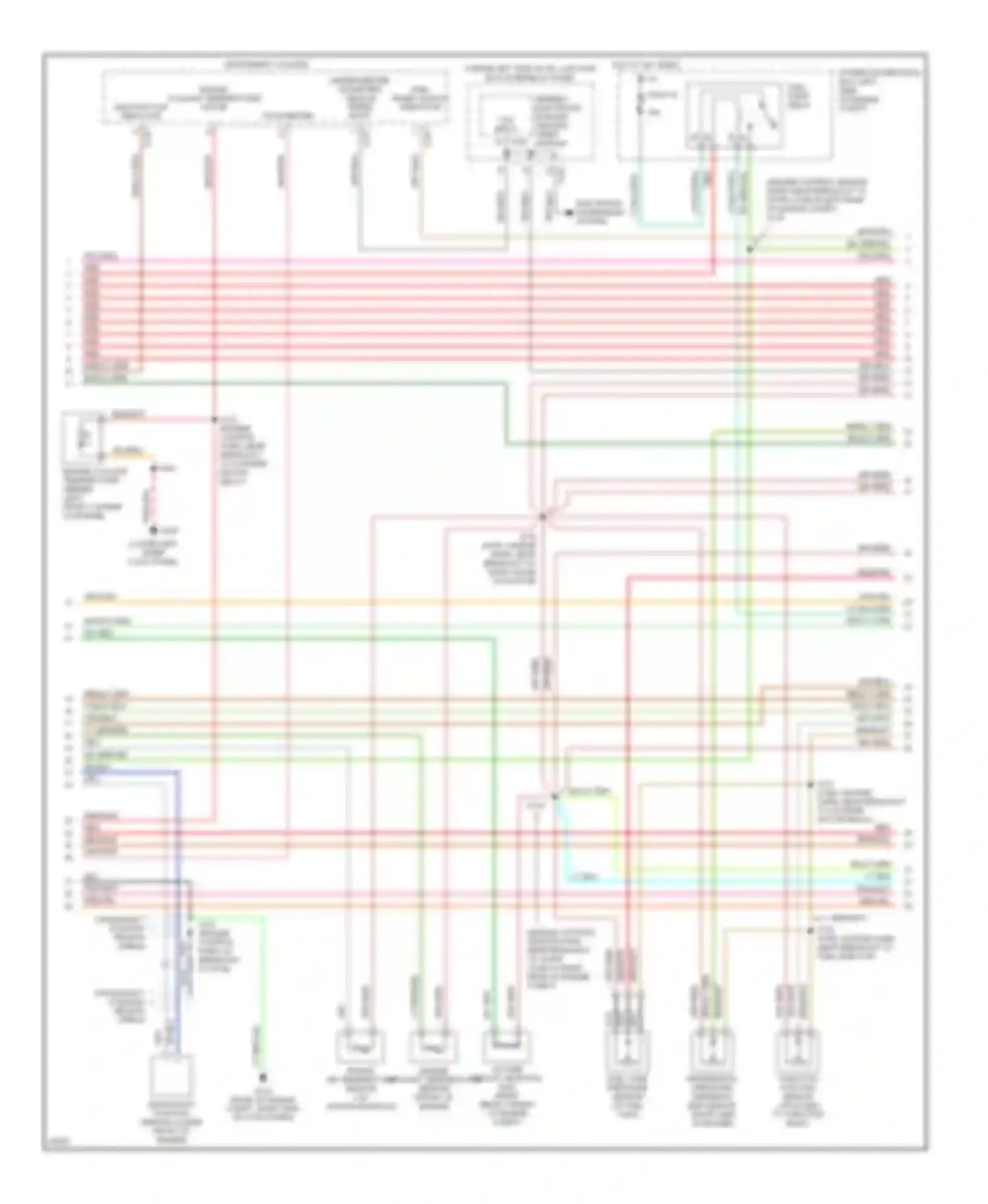 Pickup F150 Ford  (1996-2012): Wiring diagram engine performance 4.6ls, late production (2 of 4)