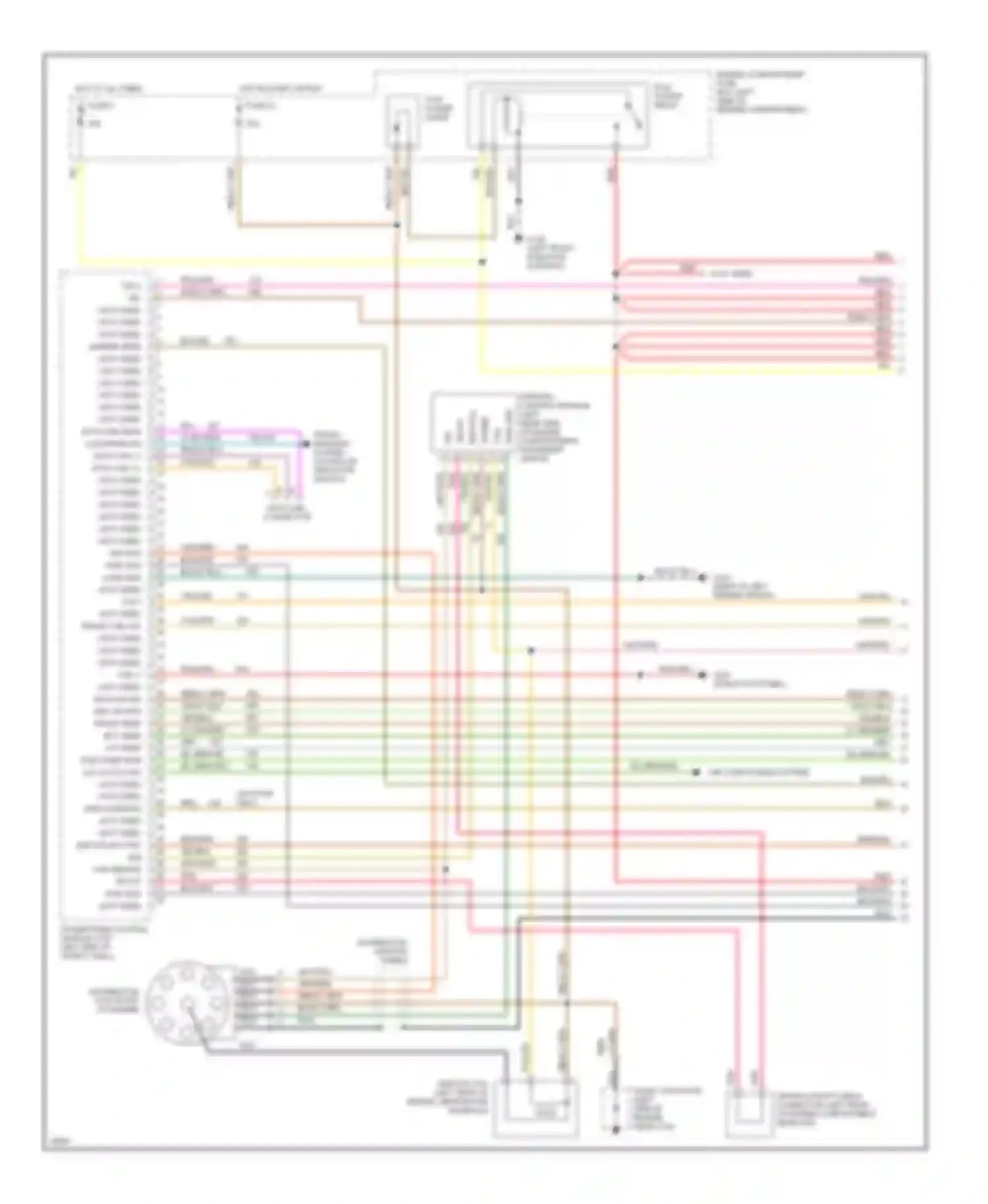 Pickup F150 Ford  (1996-2012): Wiring diagram engine performance 5.0ls, with e4od transmission (1 of
4)