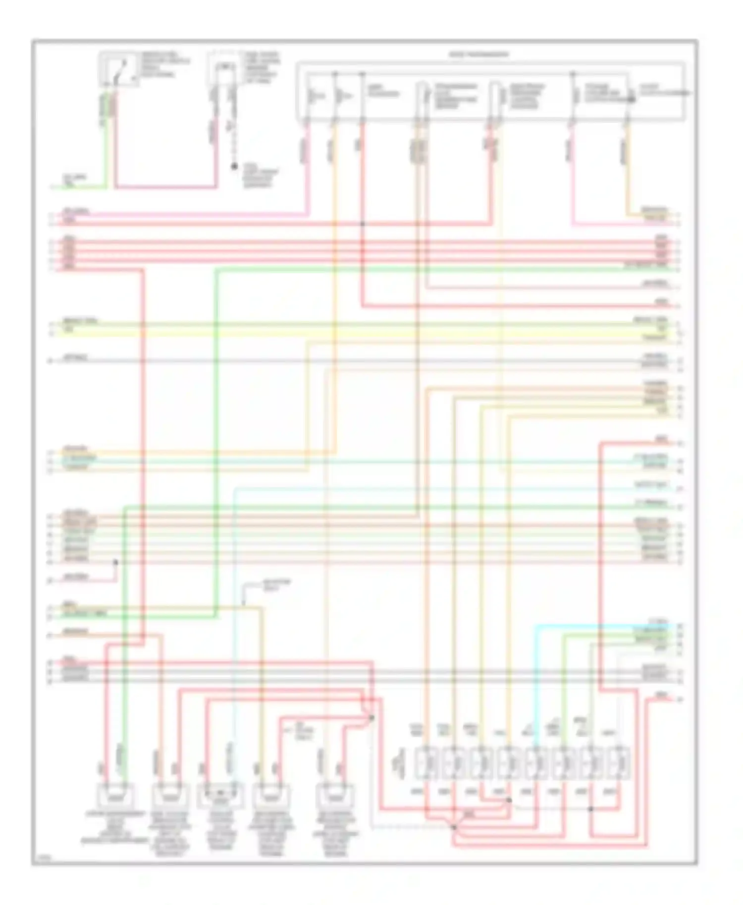 Pickup F150 Ford  (1996-2012): Wiring diagram engine performance 5.0ls, with e4od transmission (3 of
4)