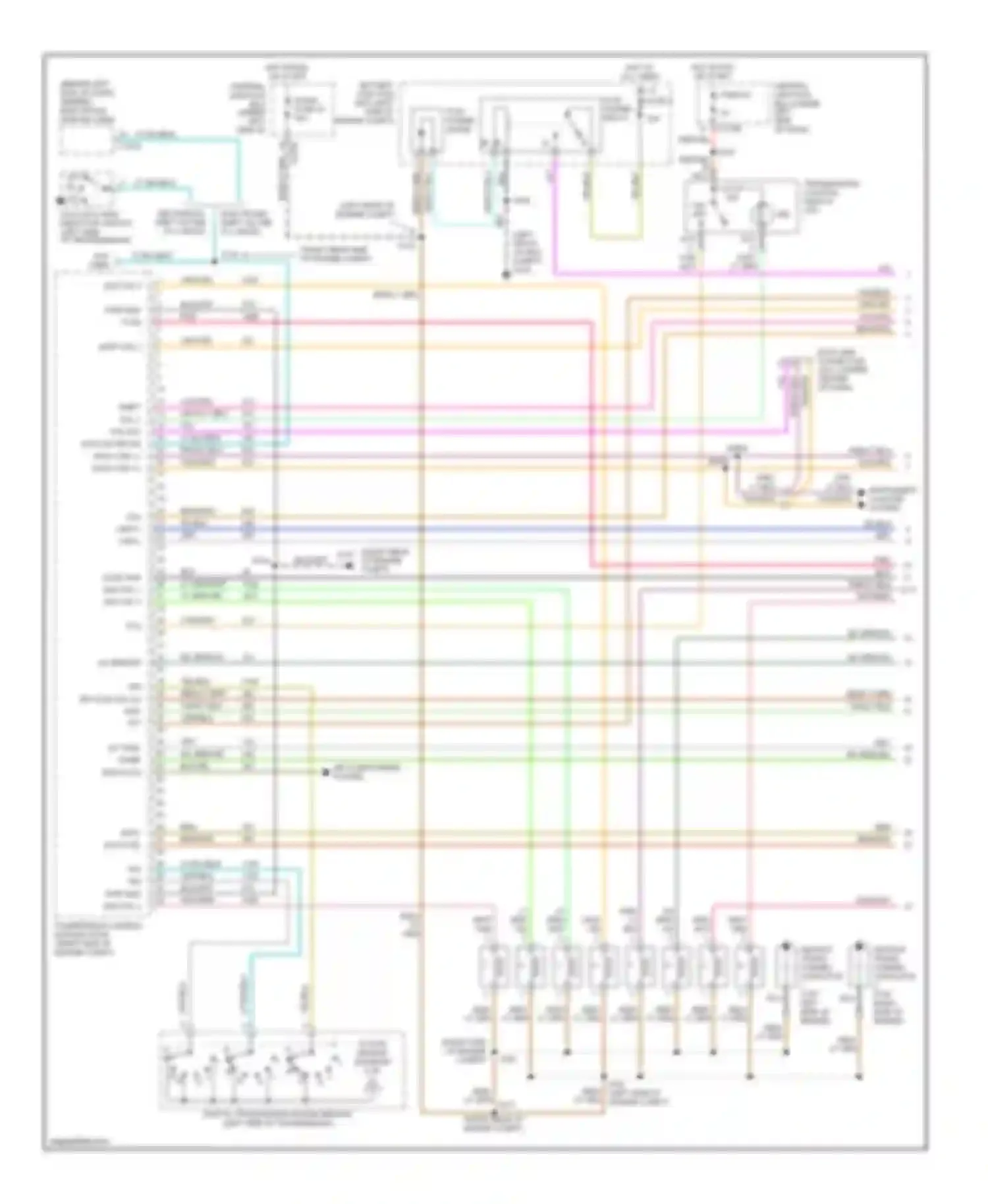 Pickup F150 Ford  (1996-2012): Wiring diagram engine performance 5.4l bi-fuel gas/lpg (1 of 5)